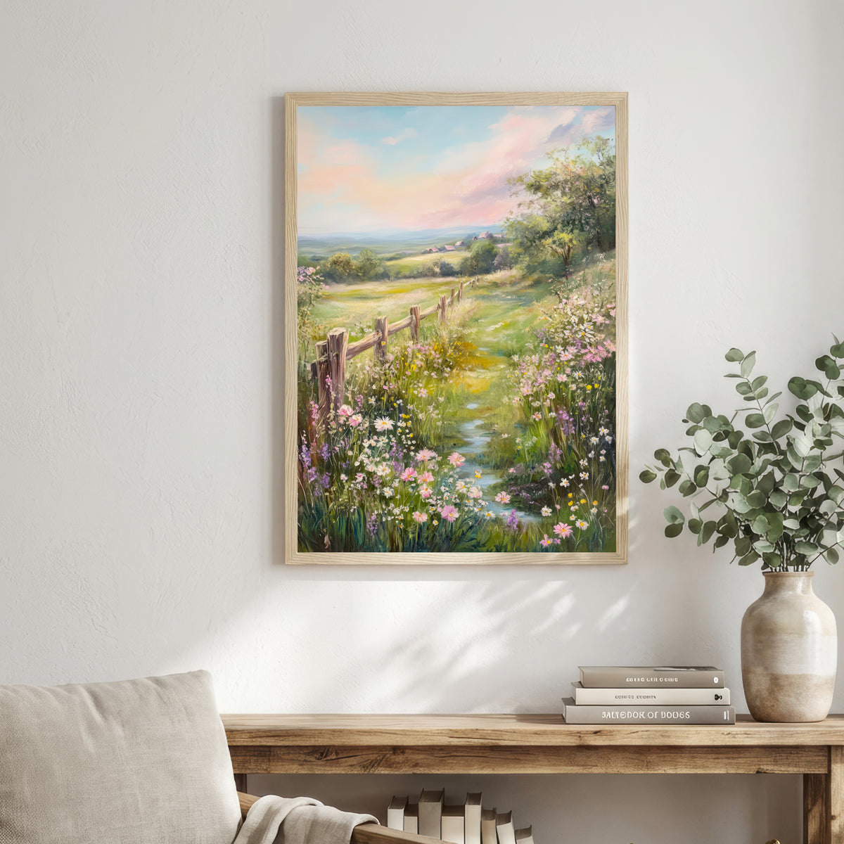 Pastoral Wildflower Meadow Art Print