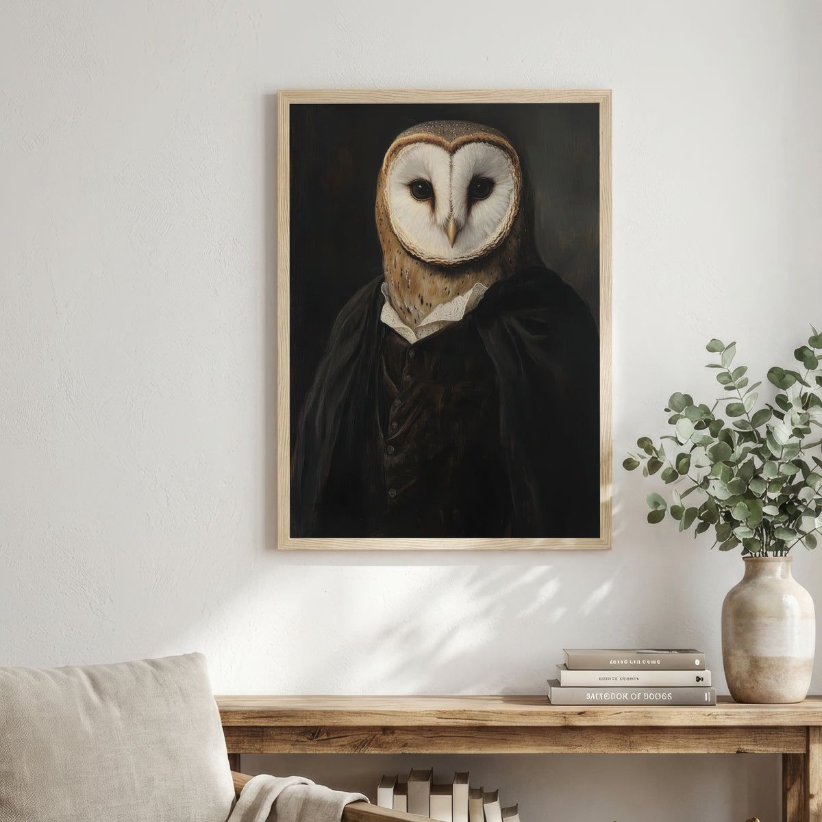 Victorian Barn Owl Art Print