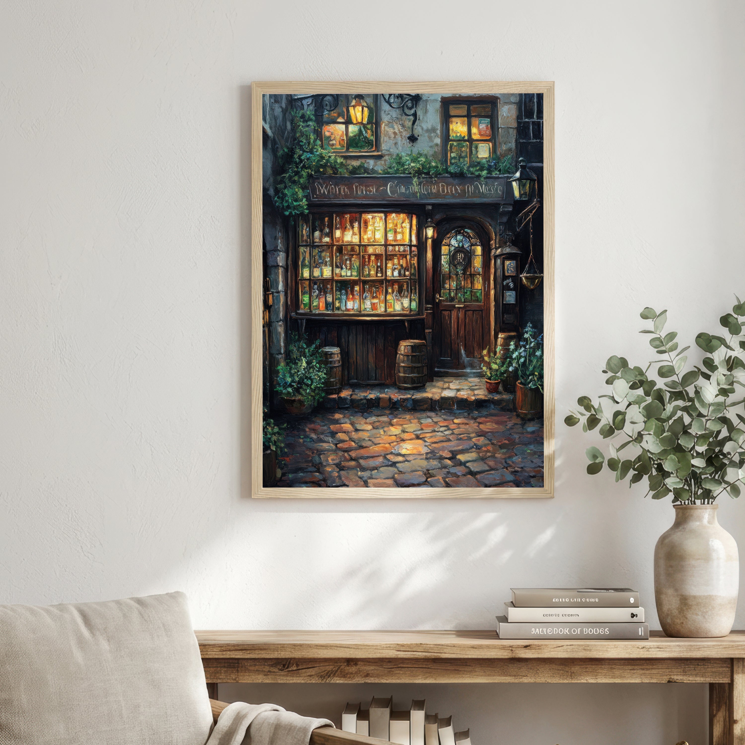 Vintage Pub Facade Art Print