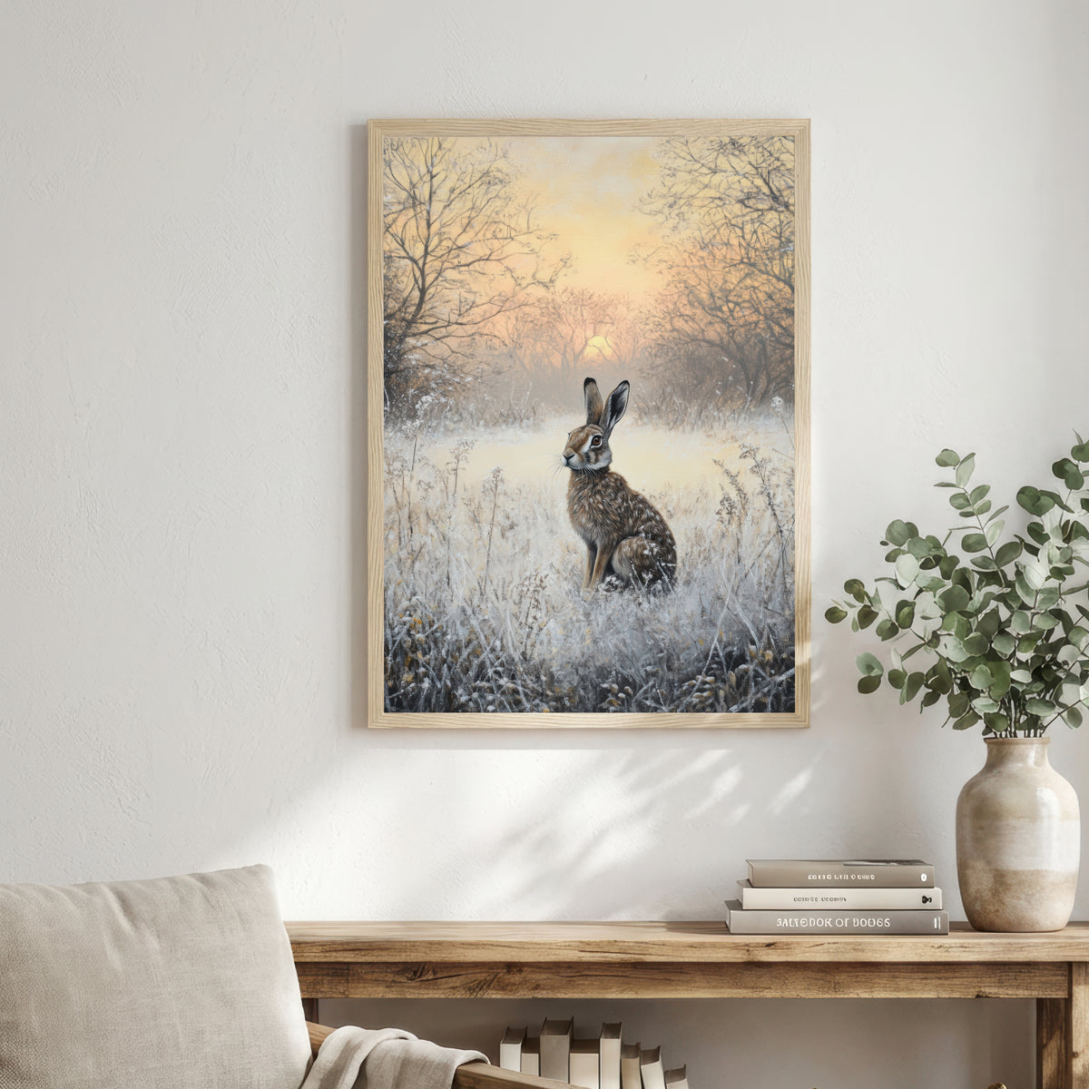 Woodland Hare Art Print