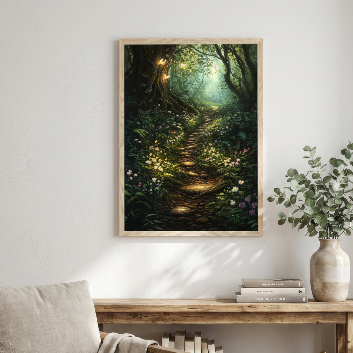 Enchanted Forest Path Art Print