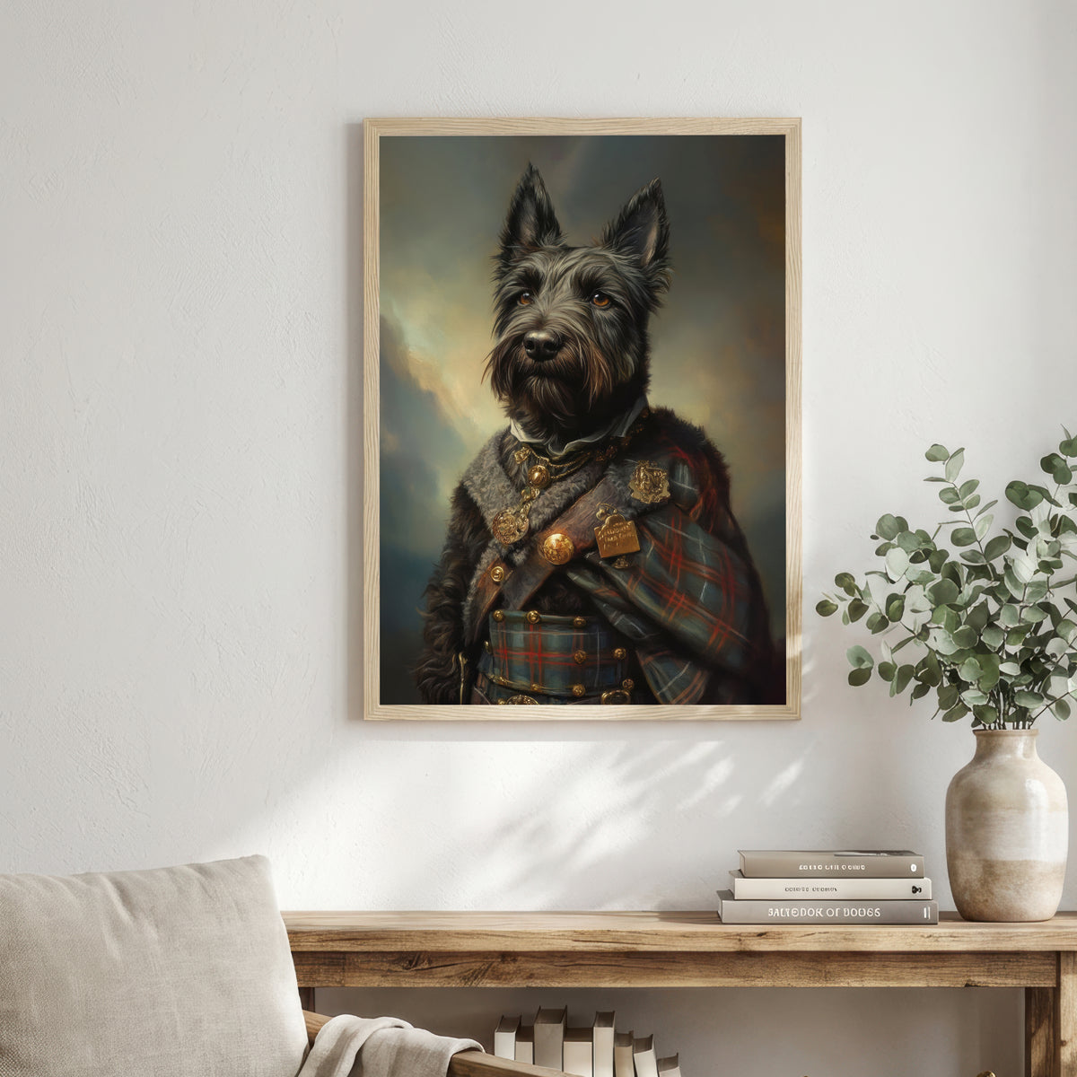 Regal Scottish Terrier Art Print