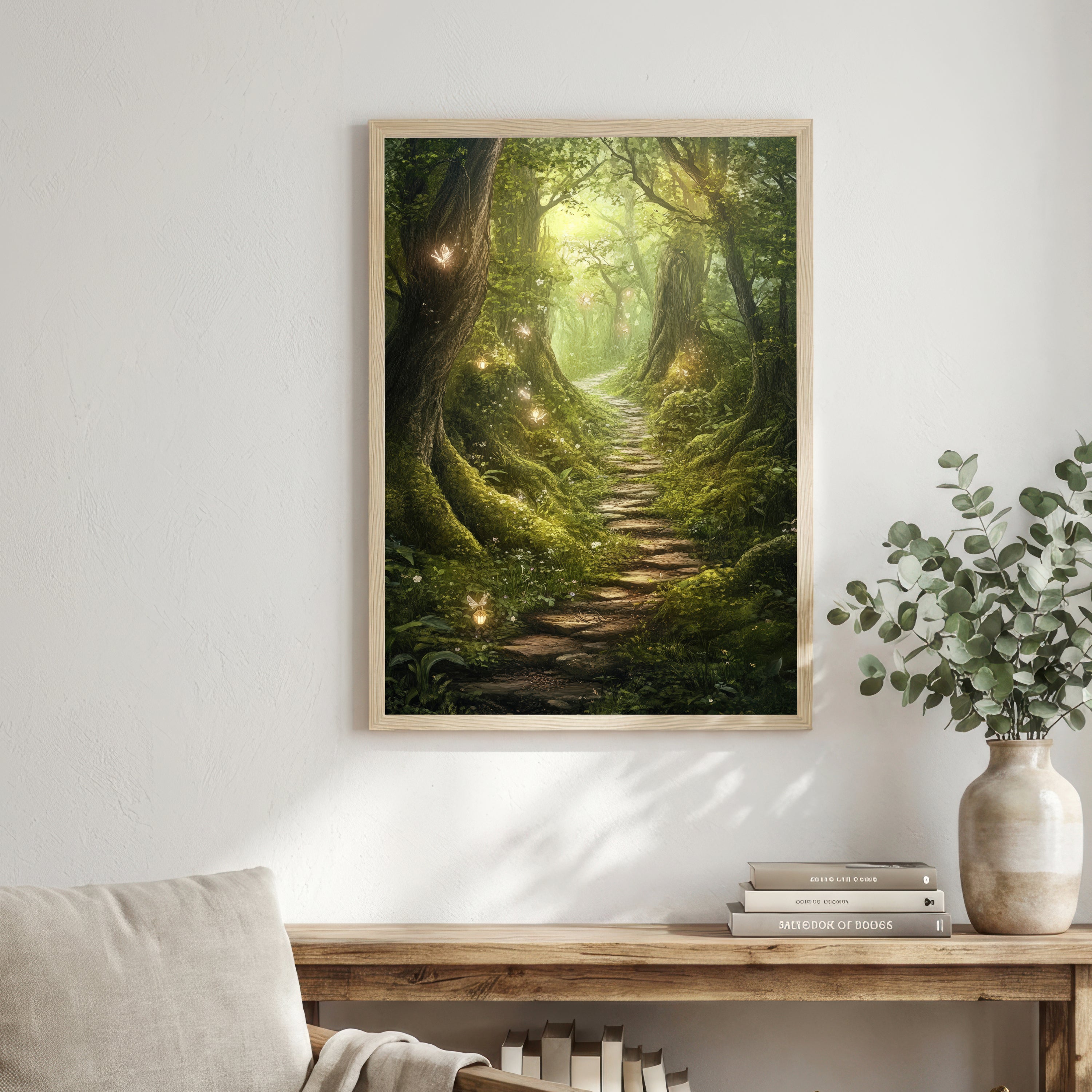 Enchanted Woodland Path Art Print
