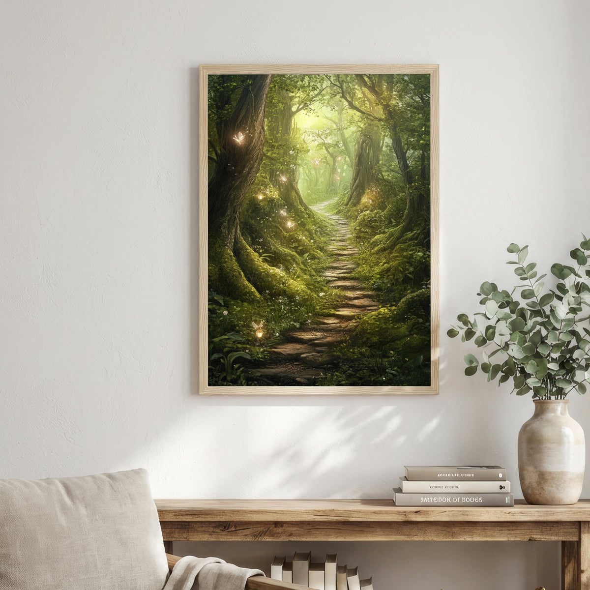 Enchanted Woodland Path Art Print