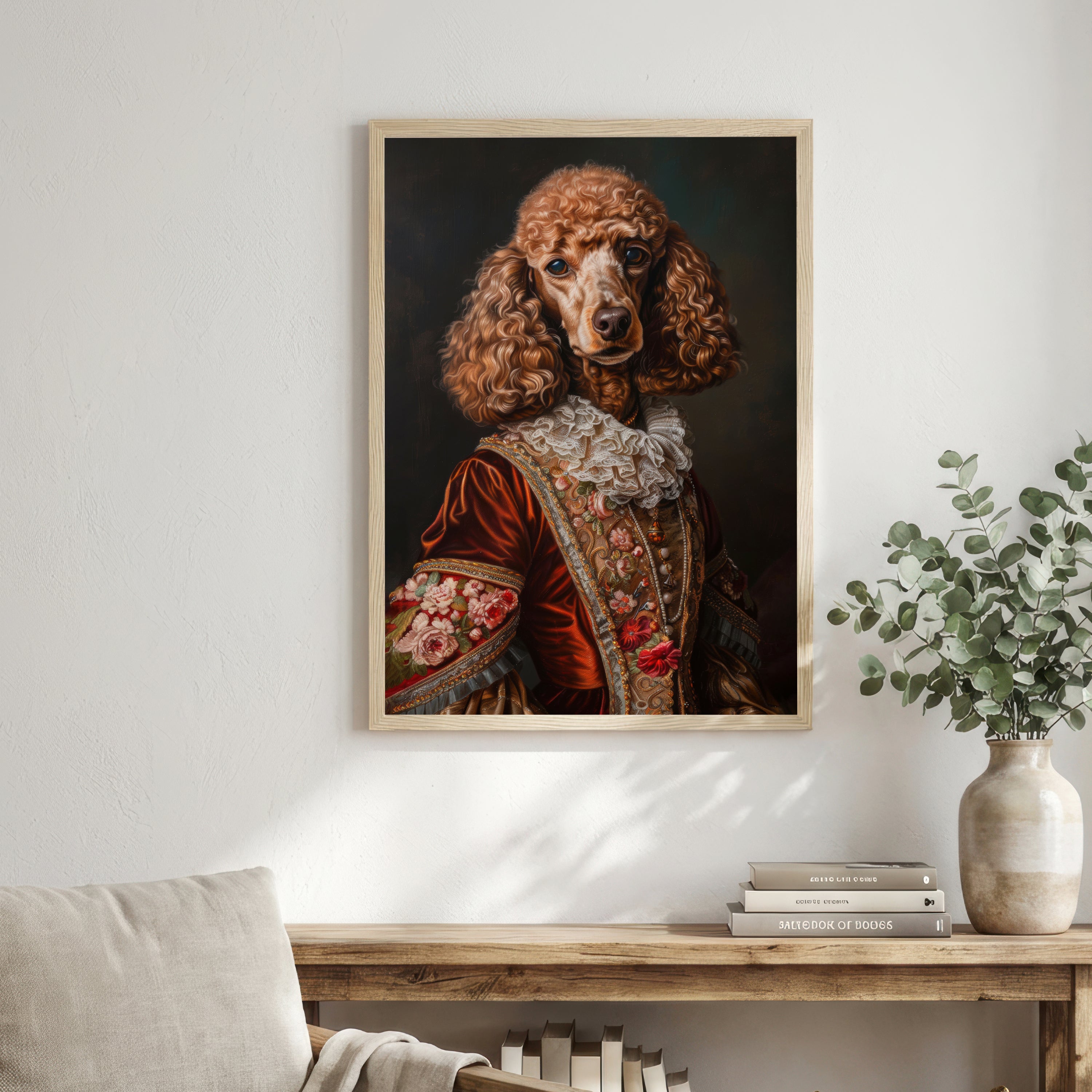 Aristocratic Dog Portrait Art Print