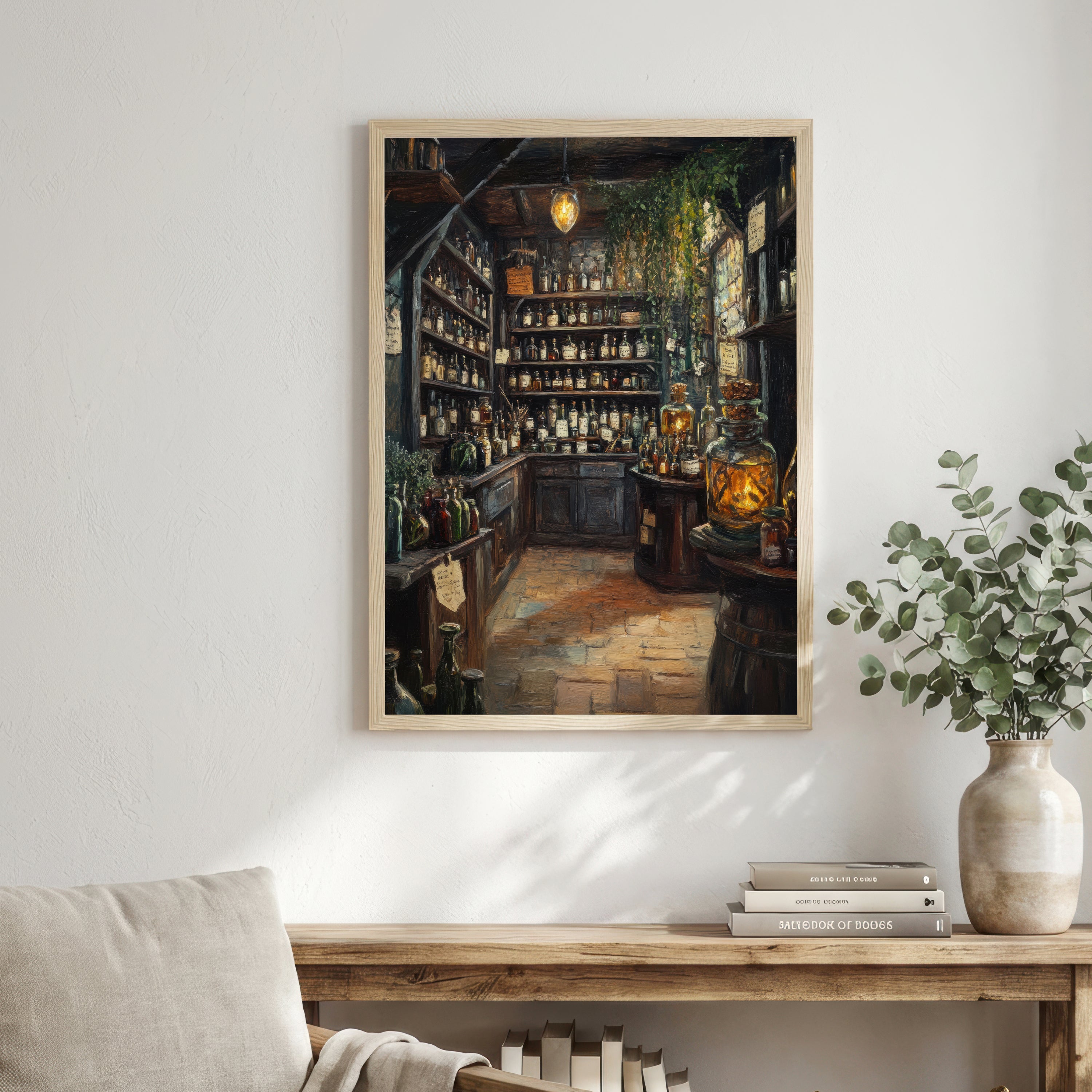 Vintage Apothecary Shop Art Print