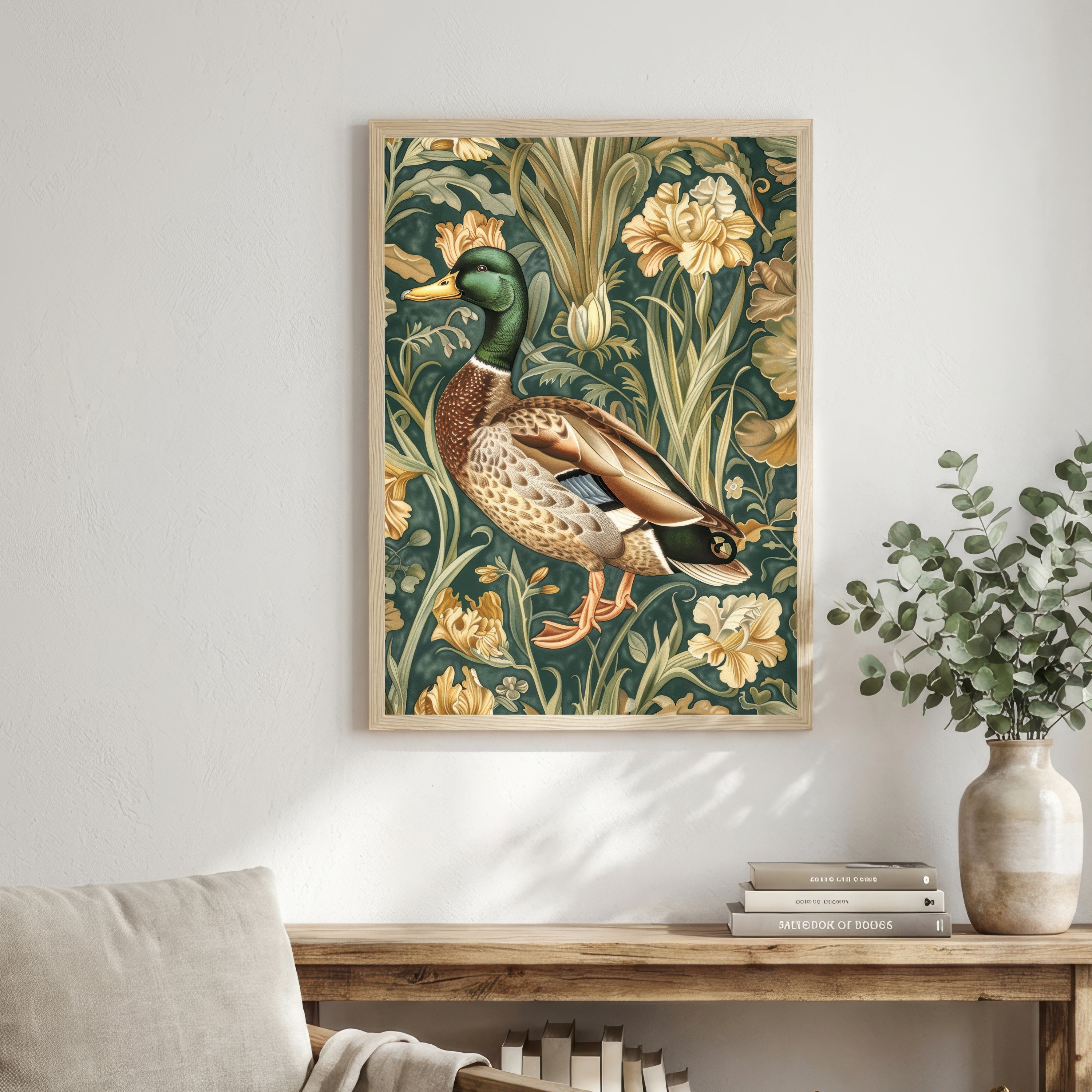 Mallard Botanical Art Print