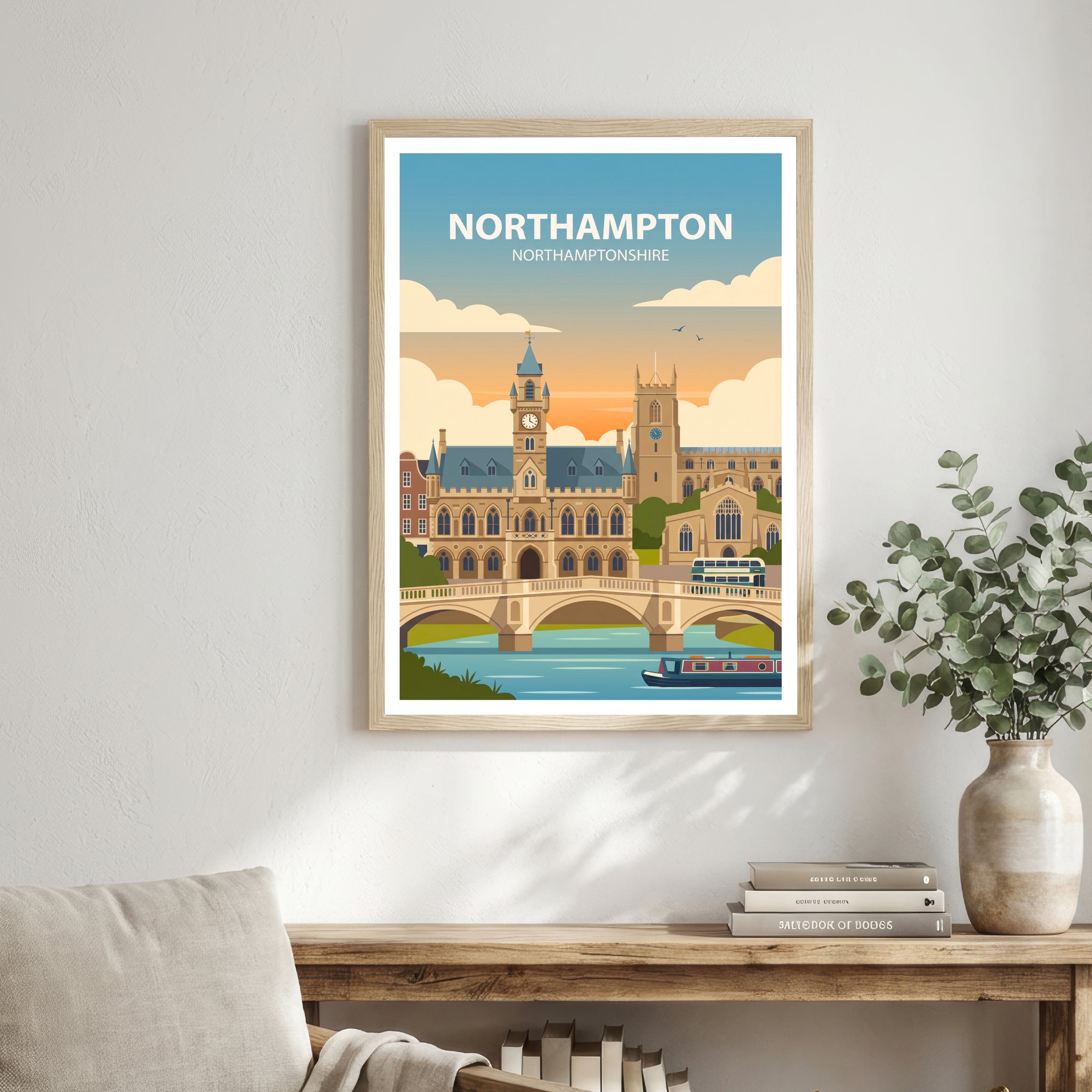 Northampton Travel Poster