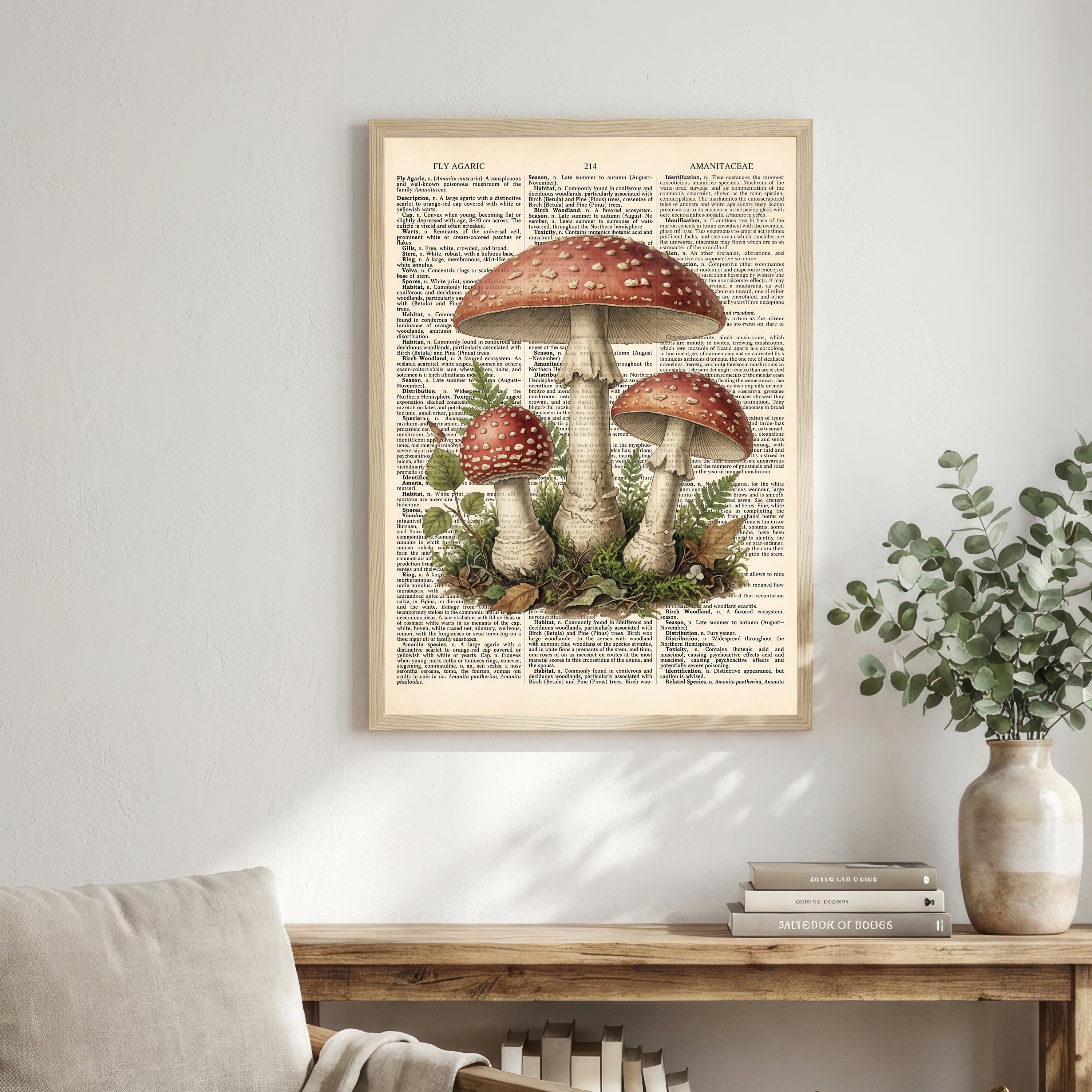 Fly Agaric Mushroom Art Print