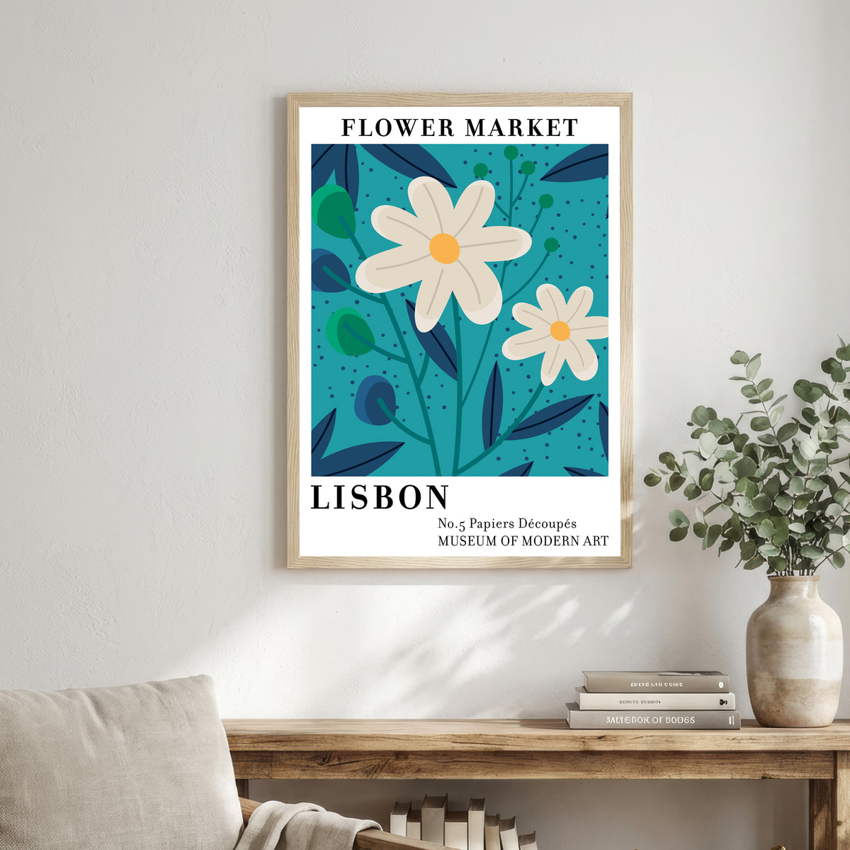 Lisbon Flower Market Art Print