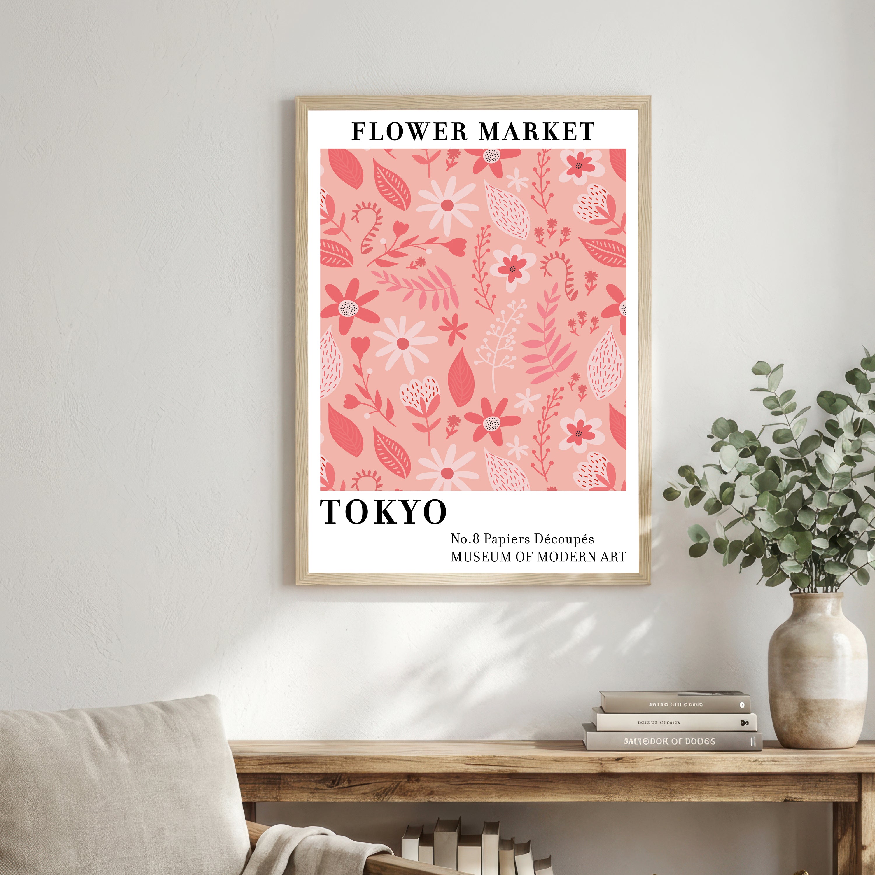 Tokyo Floral Market Art Print