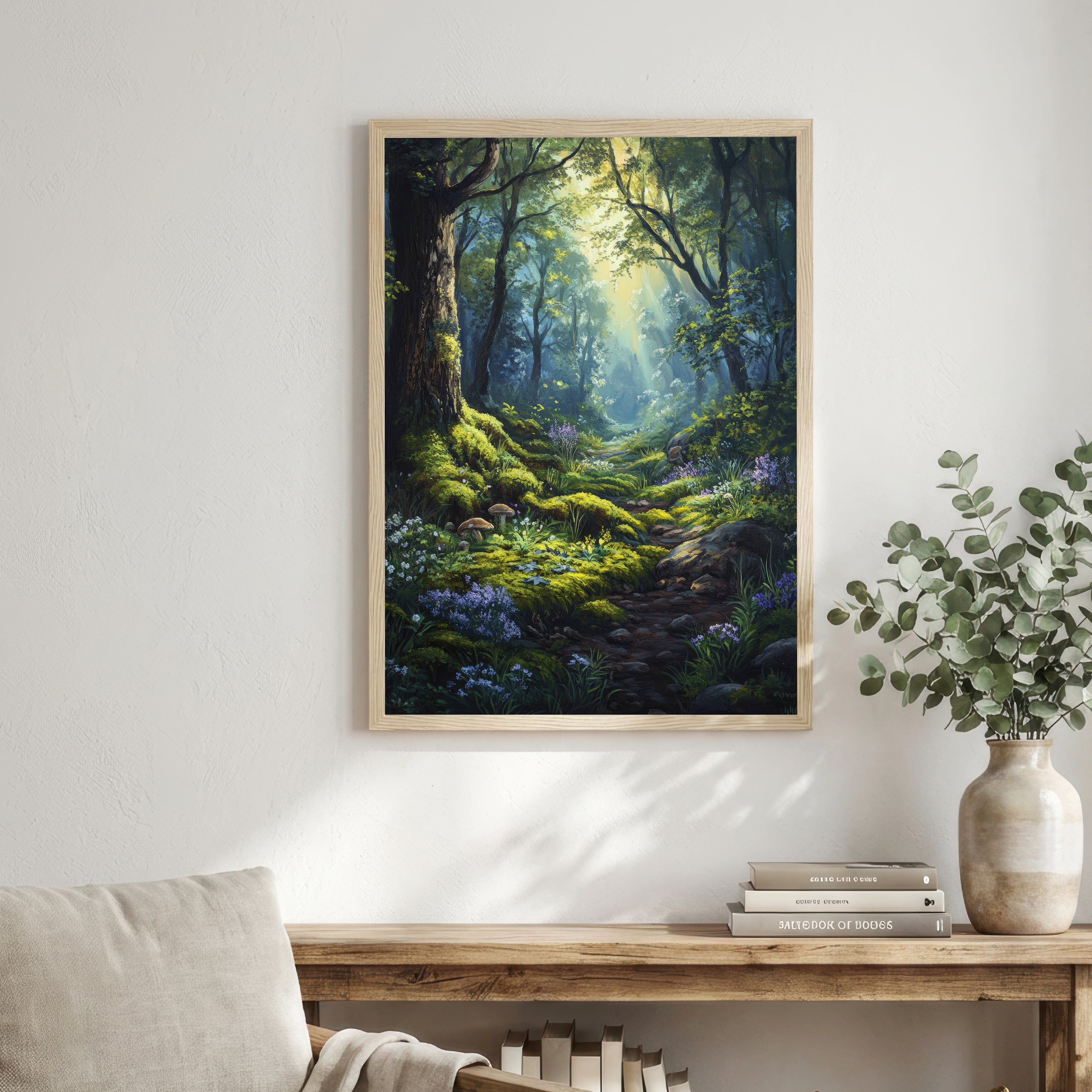 Enchanted Forest Path Art Print