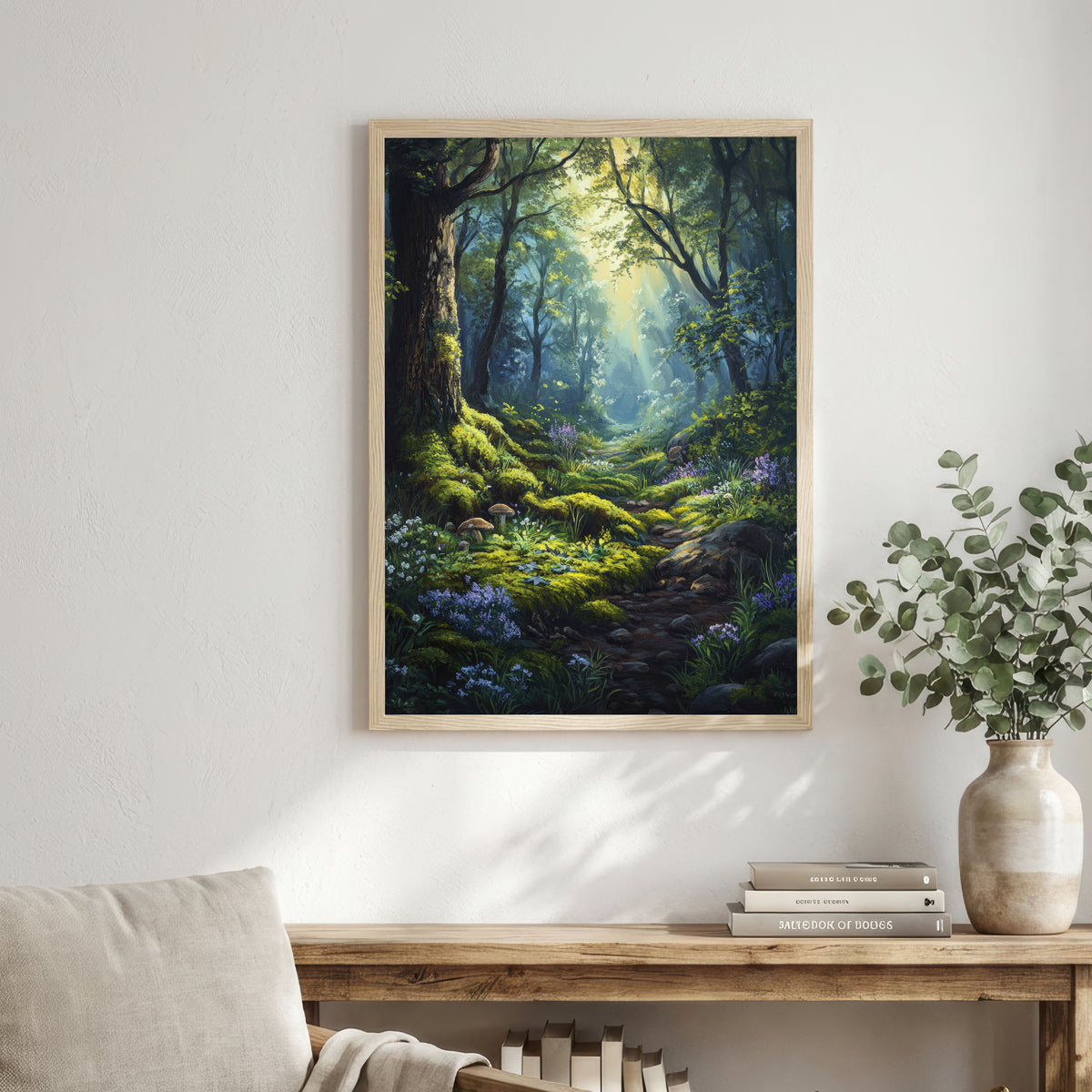 Enchanted Forest Path Art Print