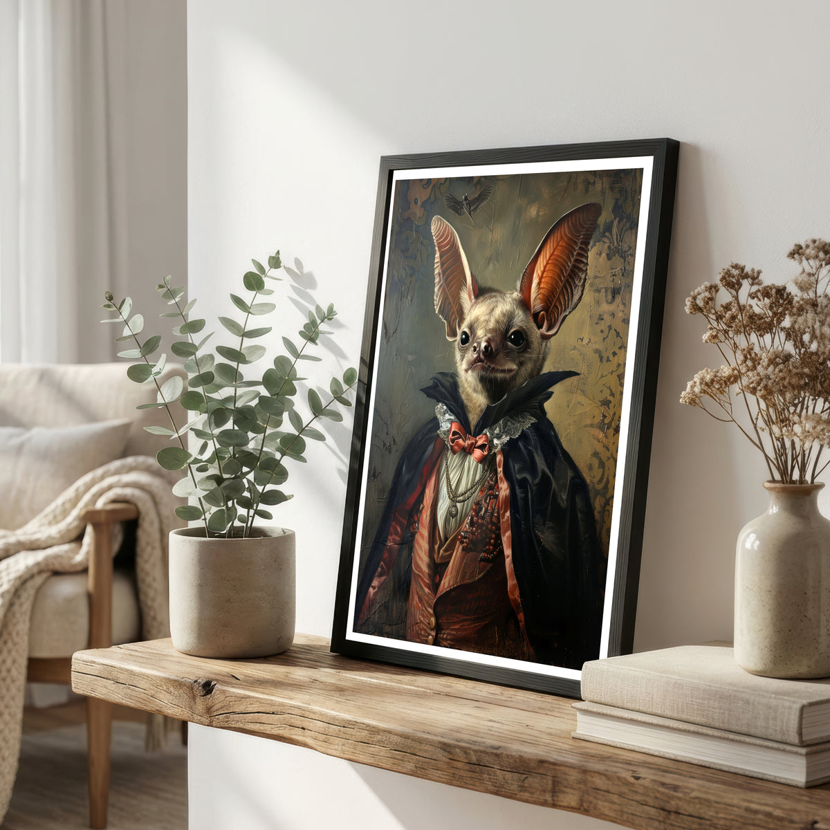 Gothic Bat Aristocrat Art Print