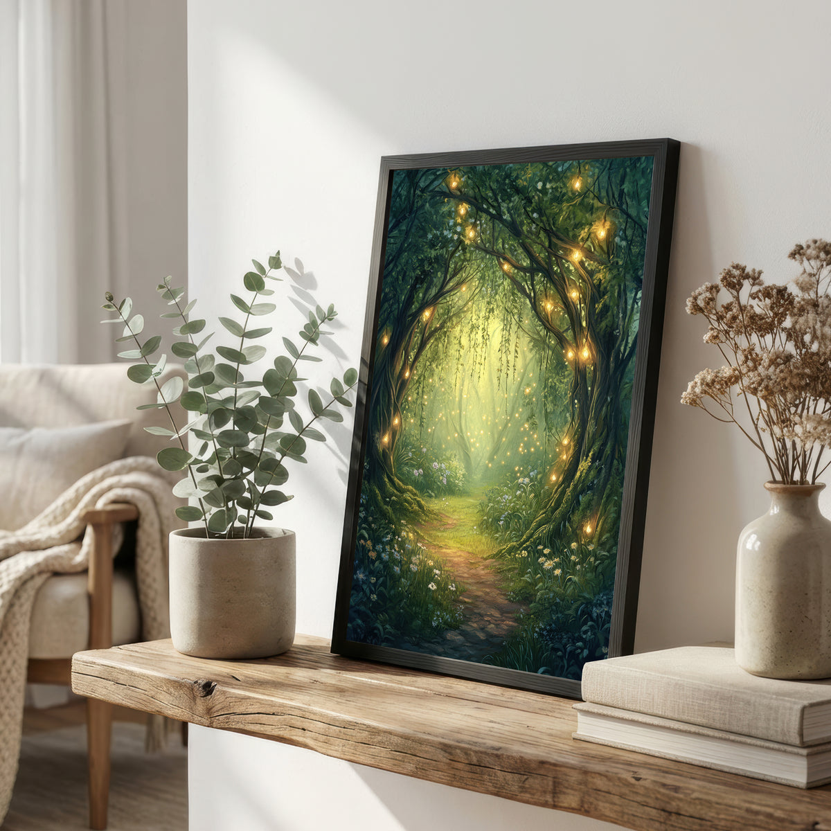 Enchanted Forest Path Art Print