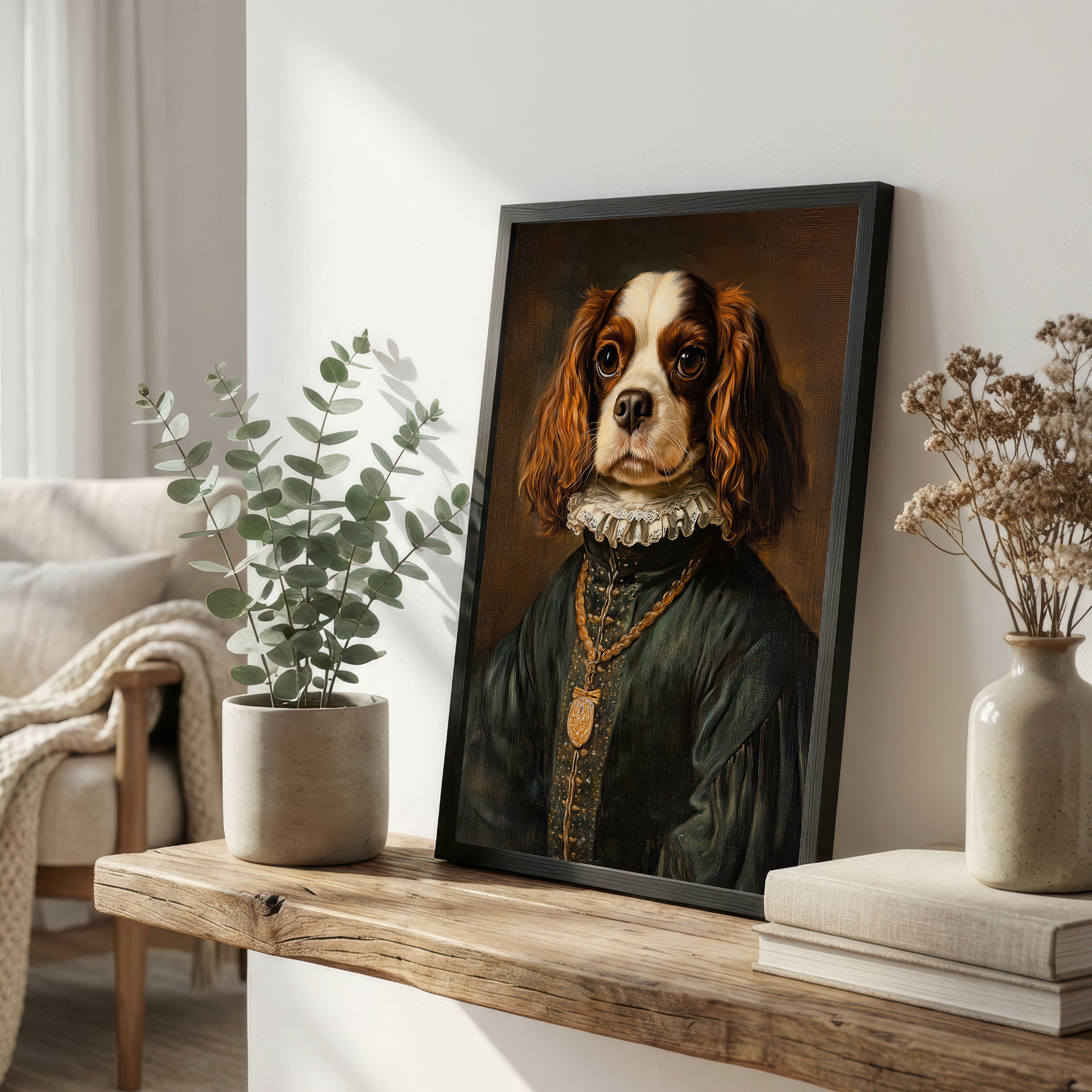 Cavalier Spaniel Gentleman Art Print