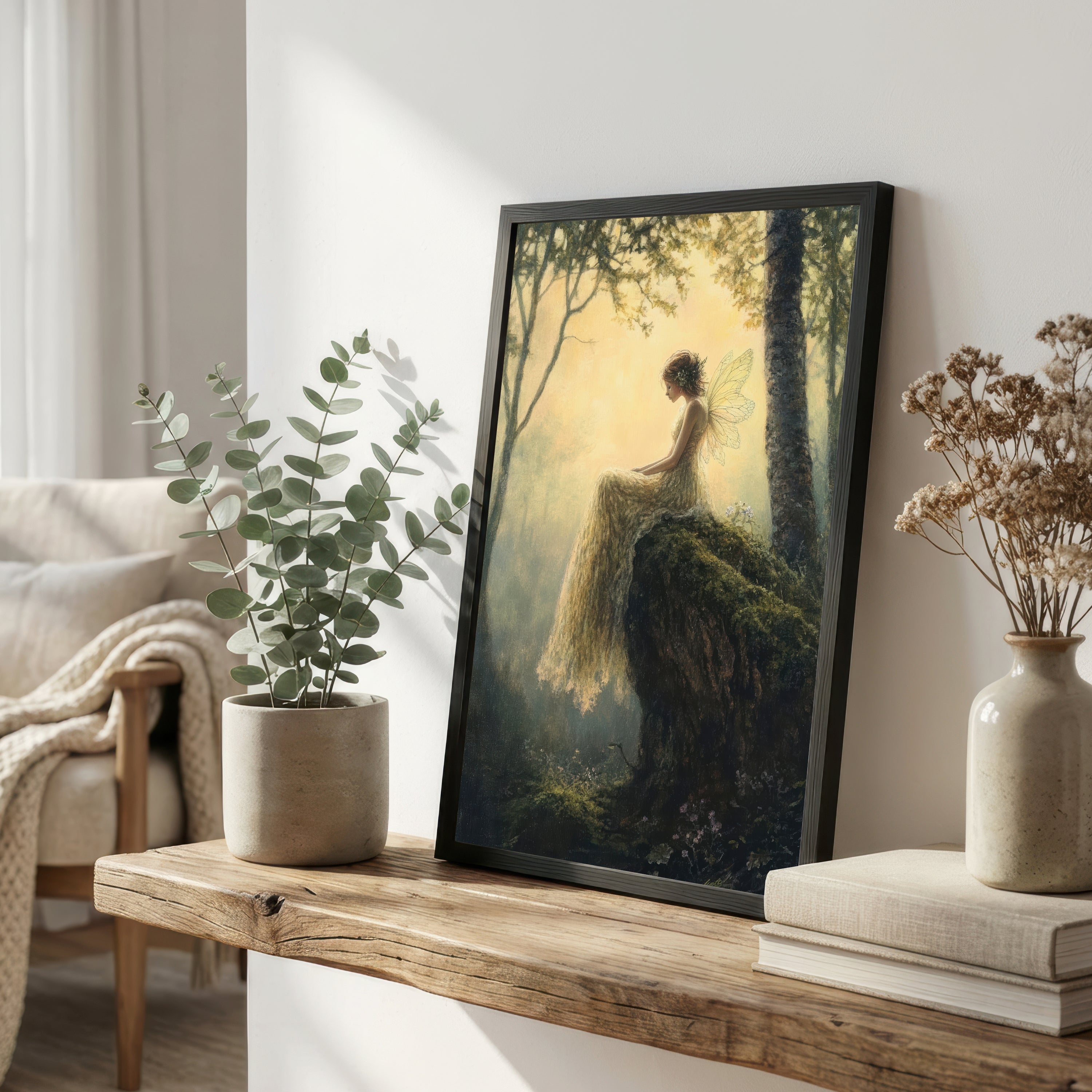 Woodland Fairy Fantasy Art Print