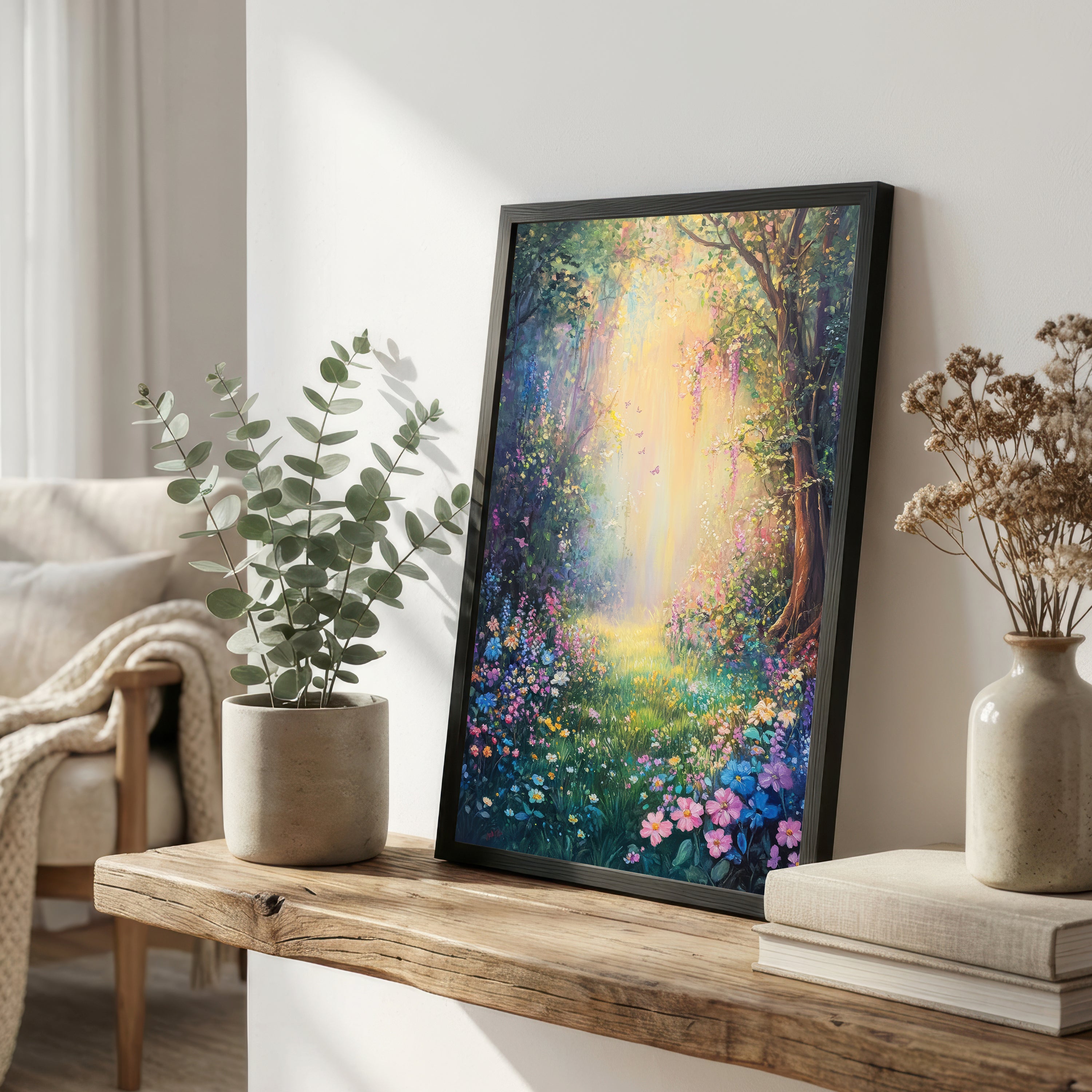 Enchanted Forest Flower Art Print
