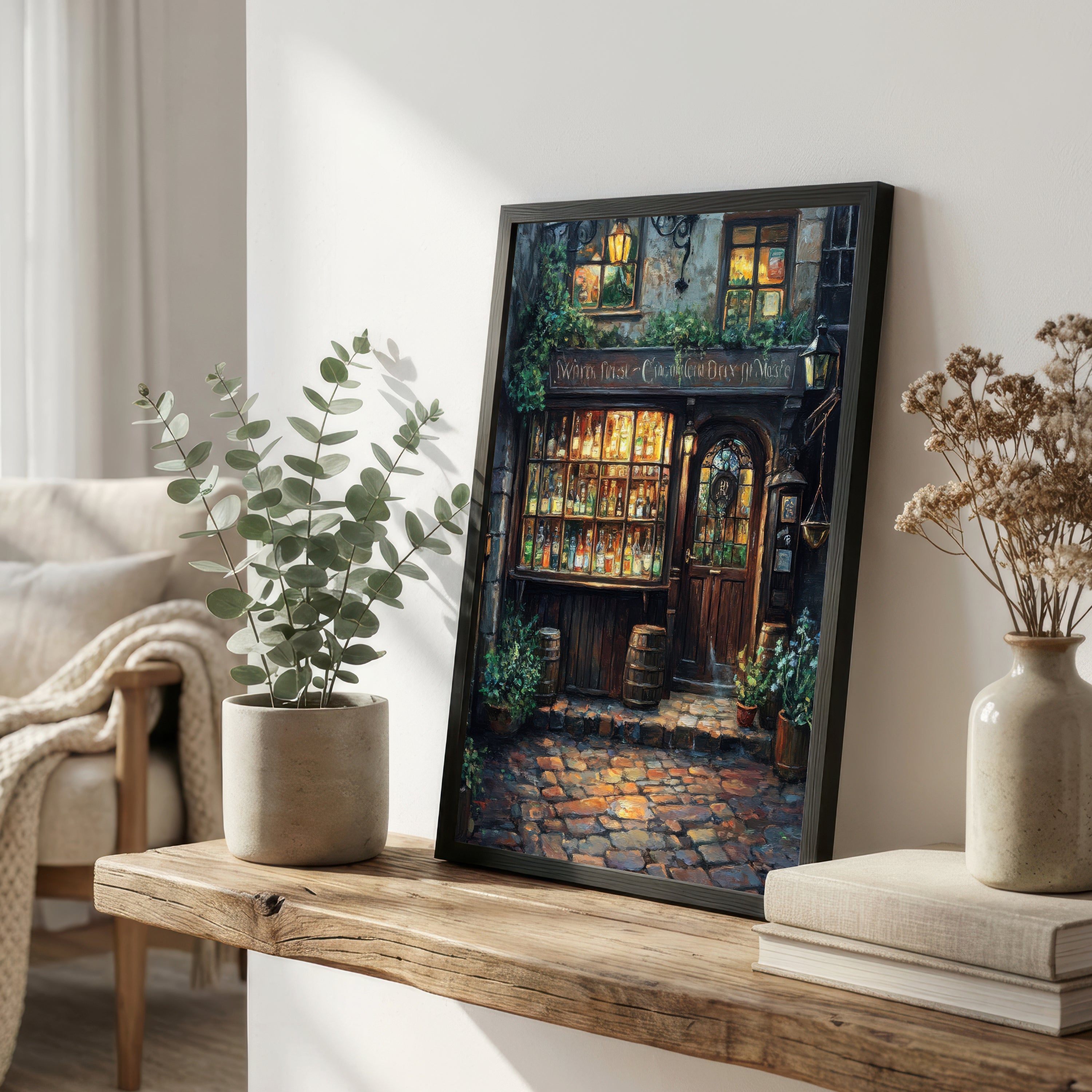 Vintage Pub Front Art Print