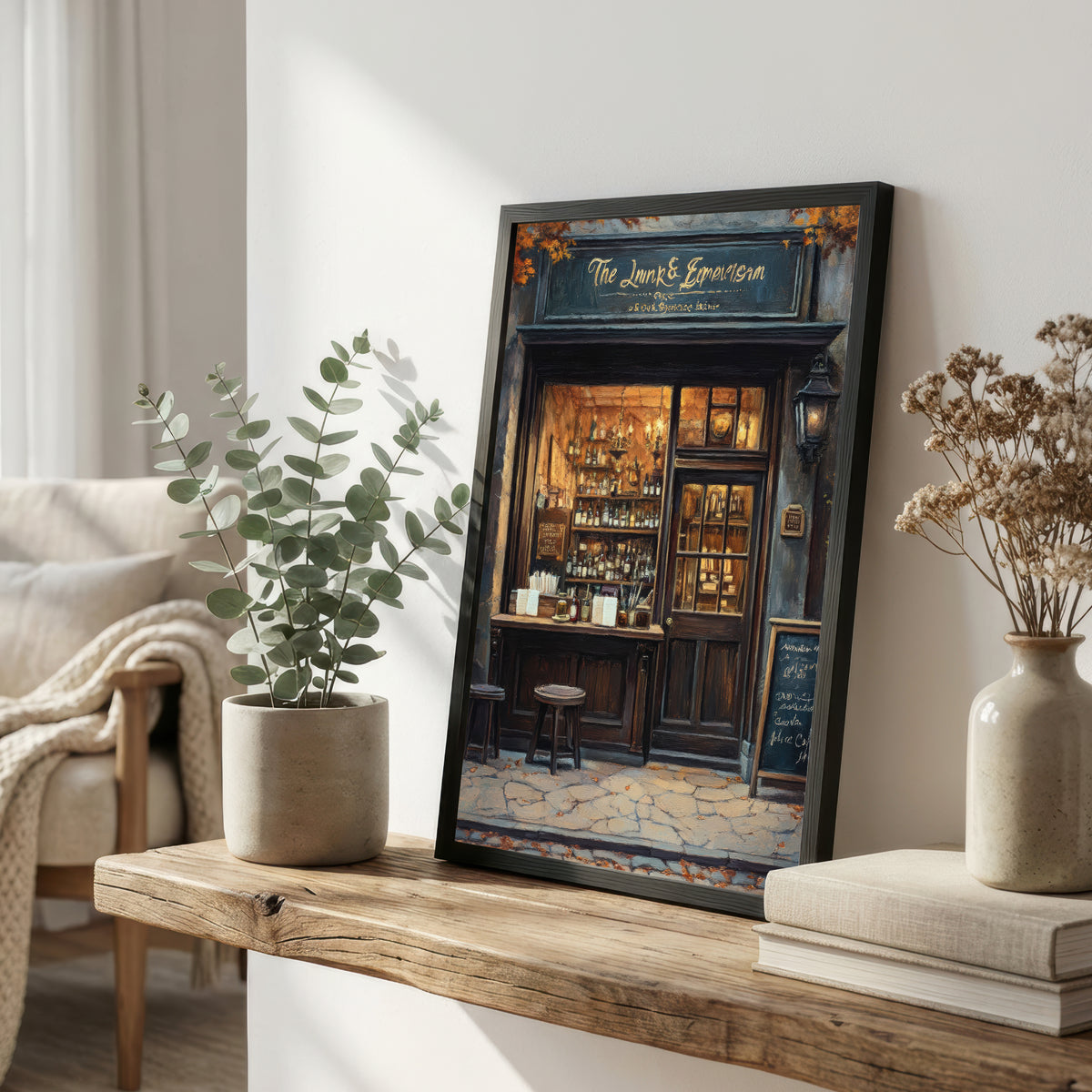 Vintage Inn & Emporium Art Print