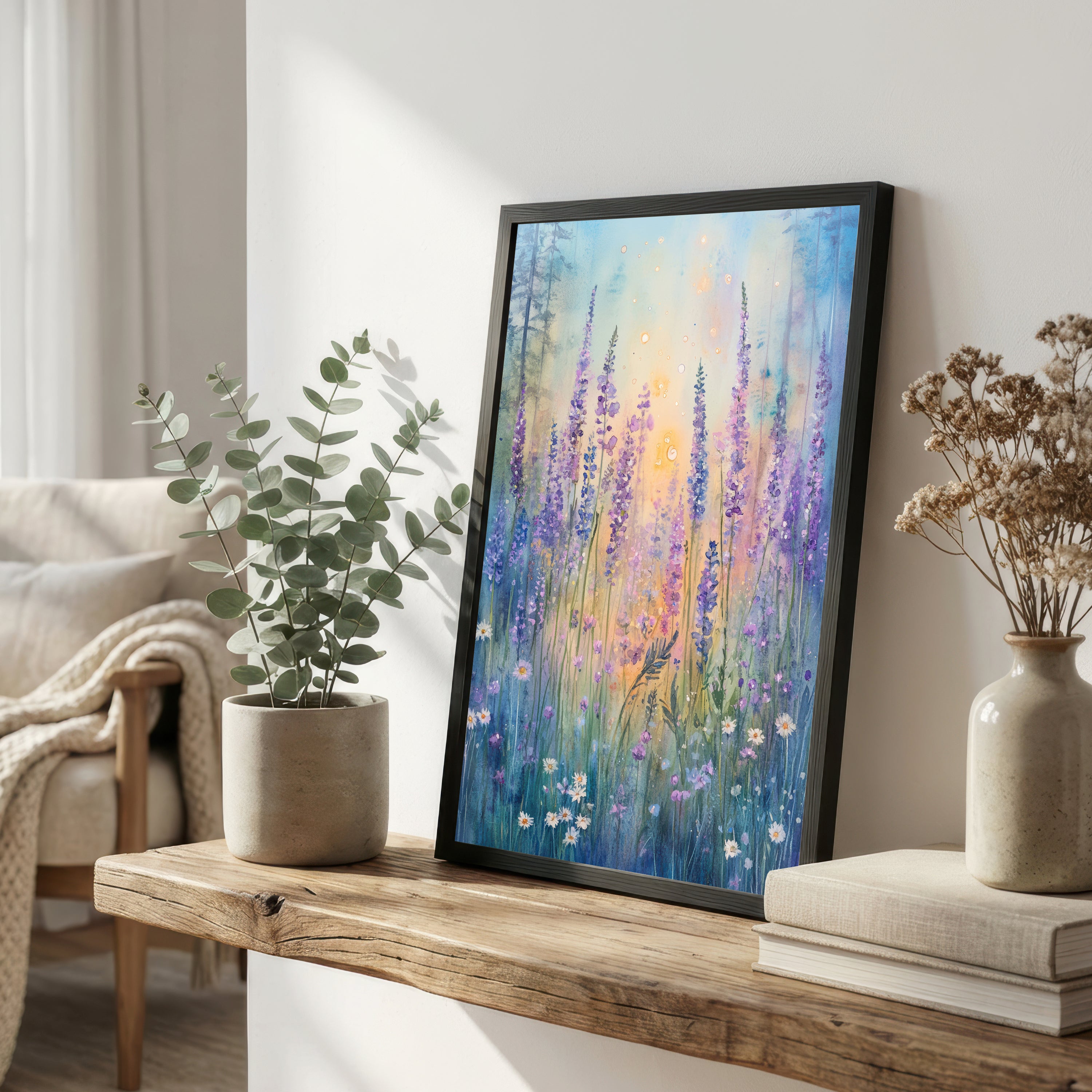Dreamy Wildflower Meadow Art Print
