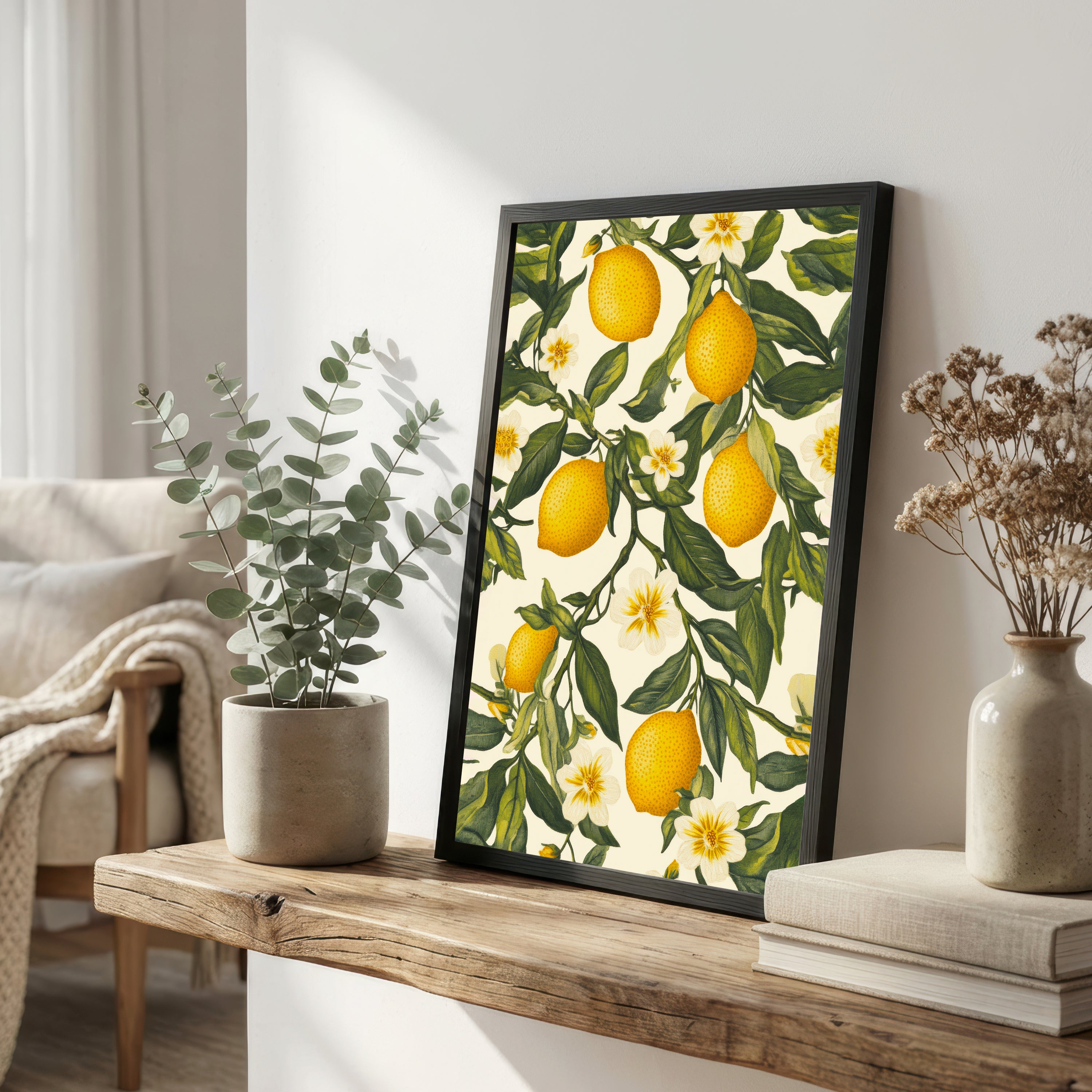 Lemon Botanical Art Print