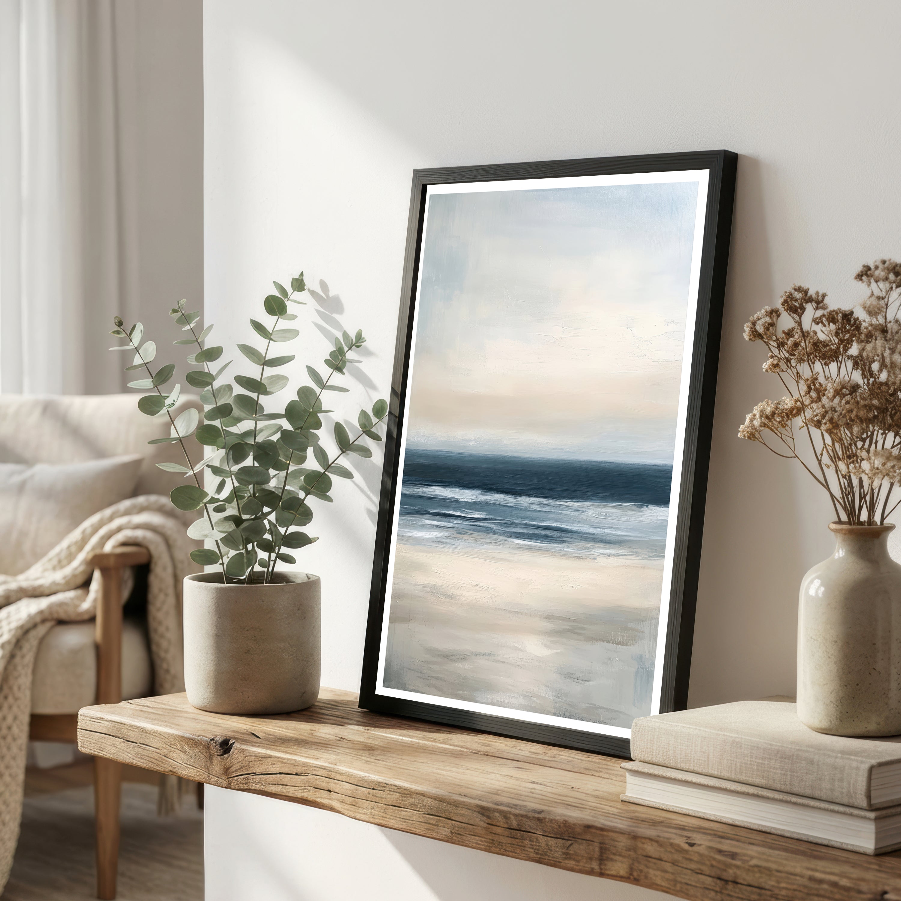 Minimalist Seascape Abstract Art Print