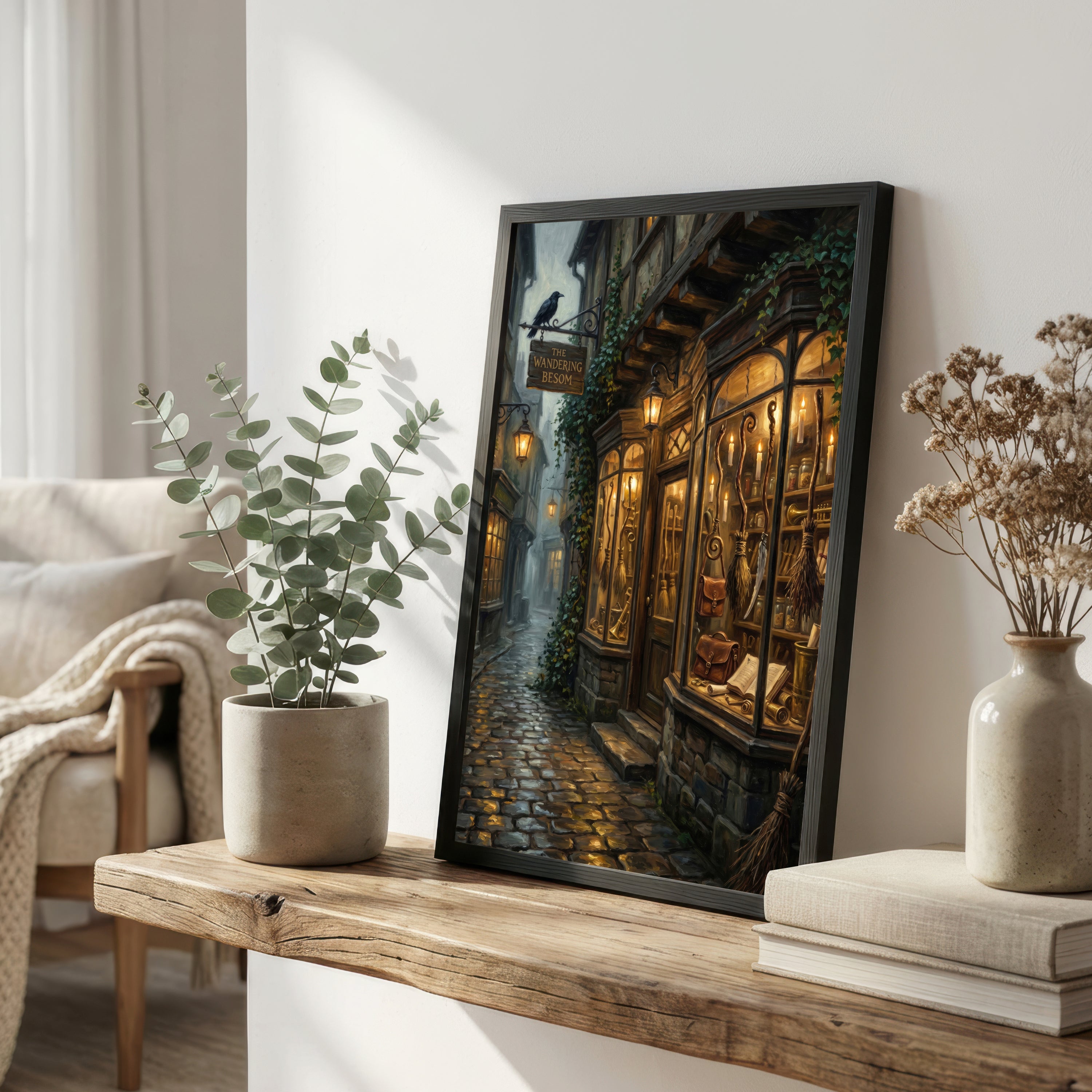 Enchanted Apothecary Alley Art Print