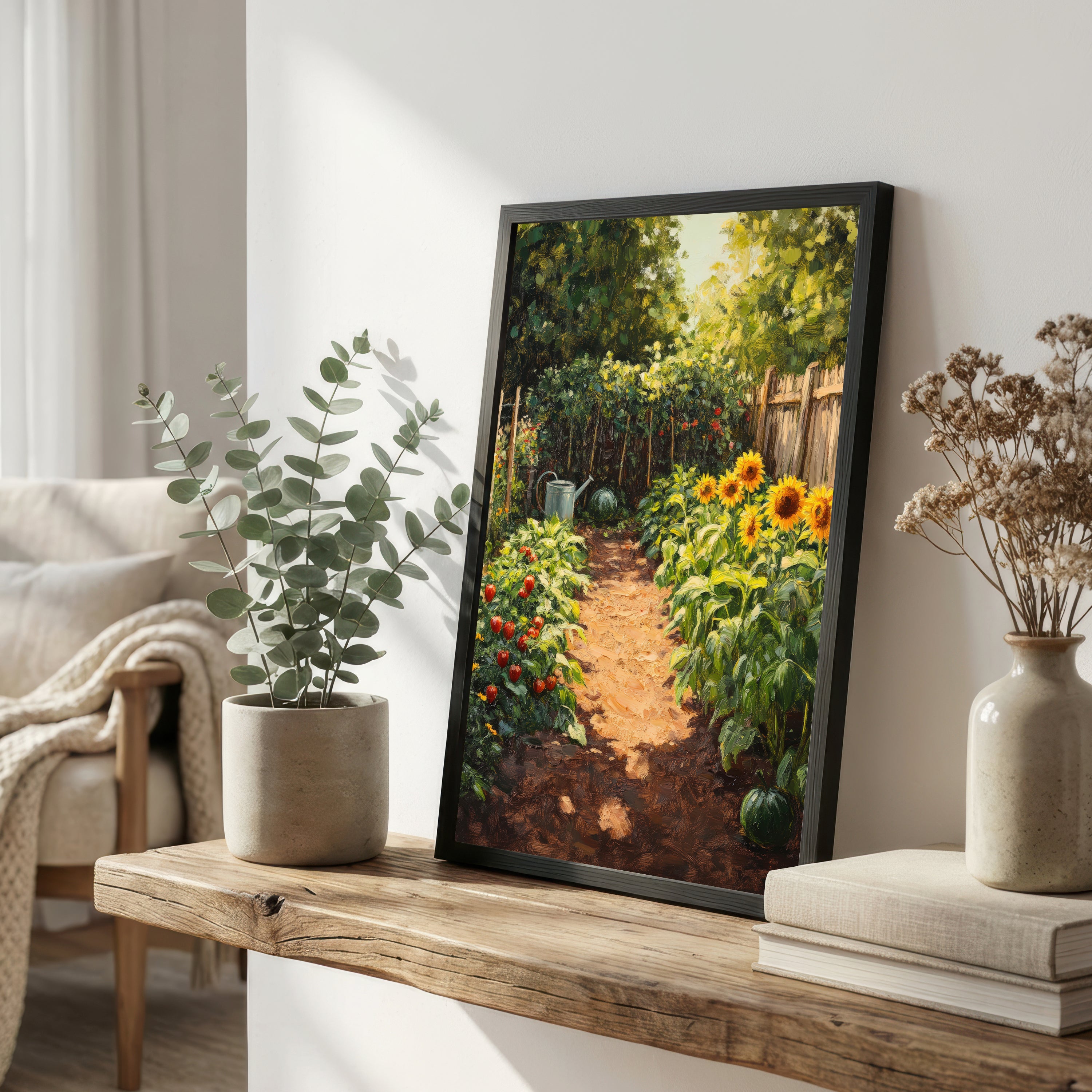 Cottage Garden Path Art Print