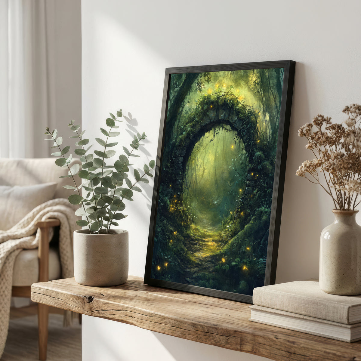 Enchanted Forest Path Art Print