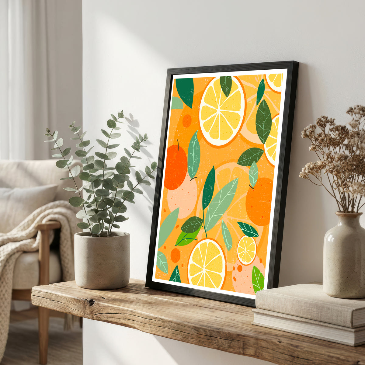 Citrus Fruit Botanical Art Print