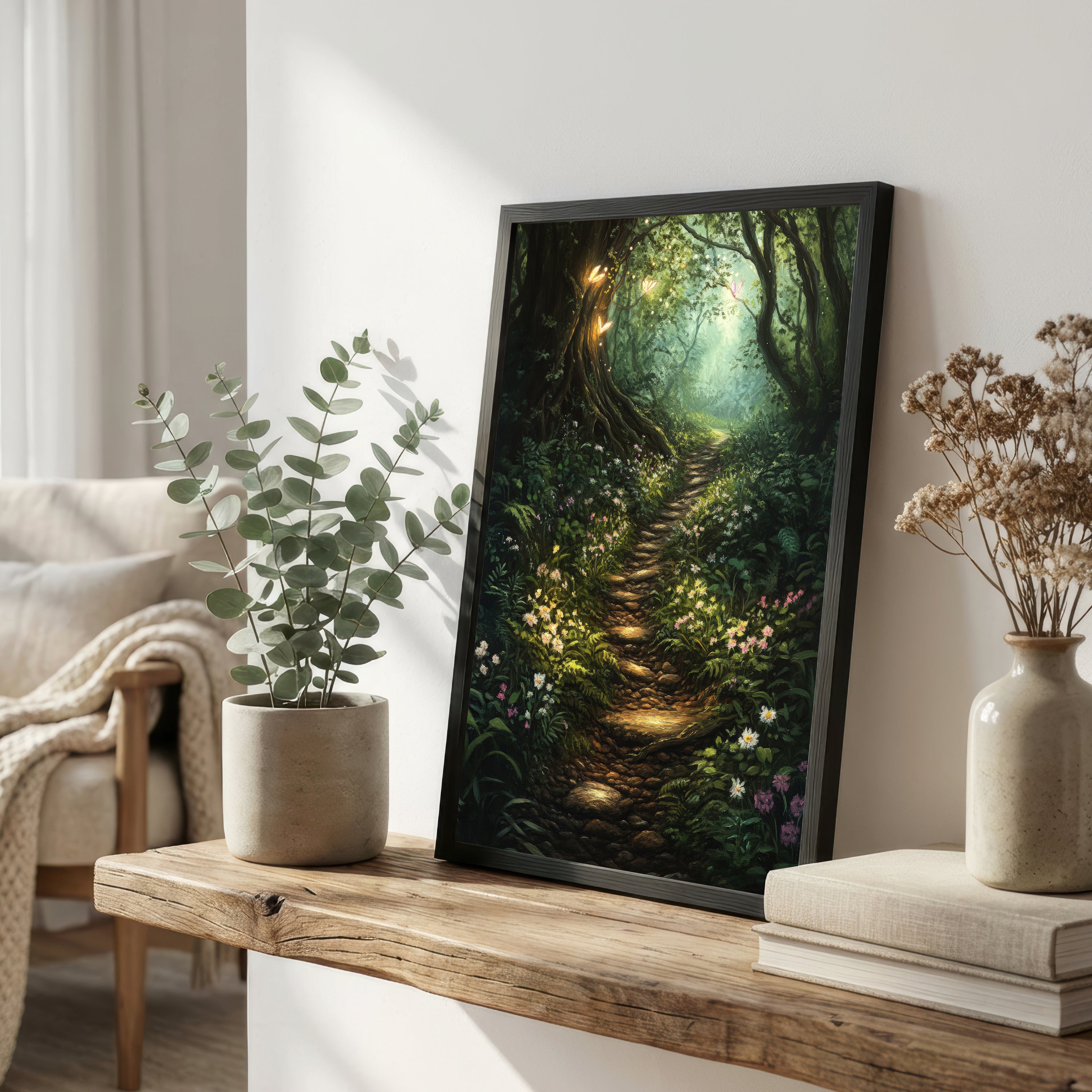 Enchanted Forest Path Art Print