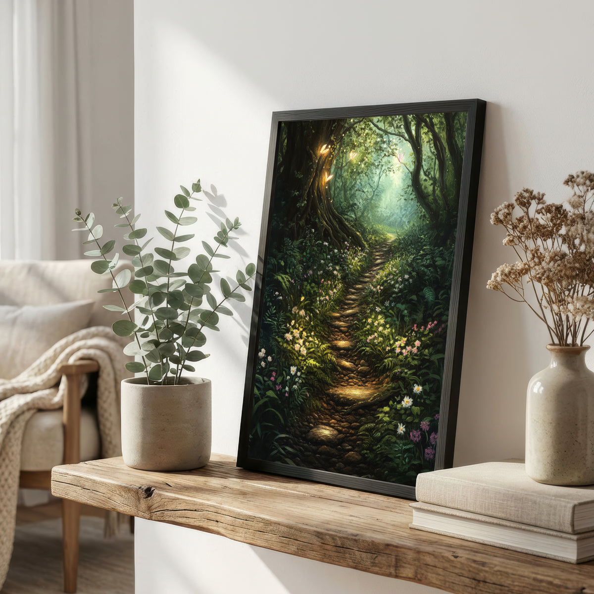 Enchanted Forest Path Art Print
