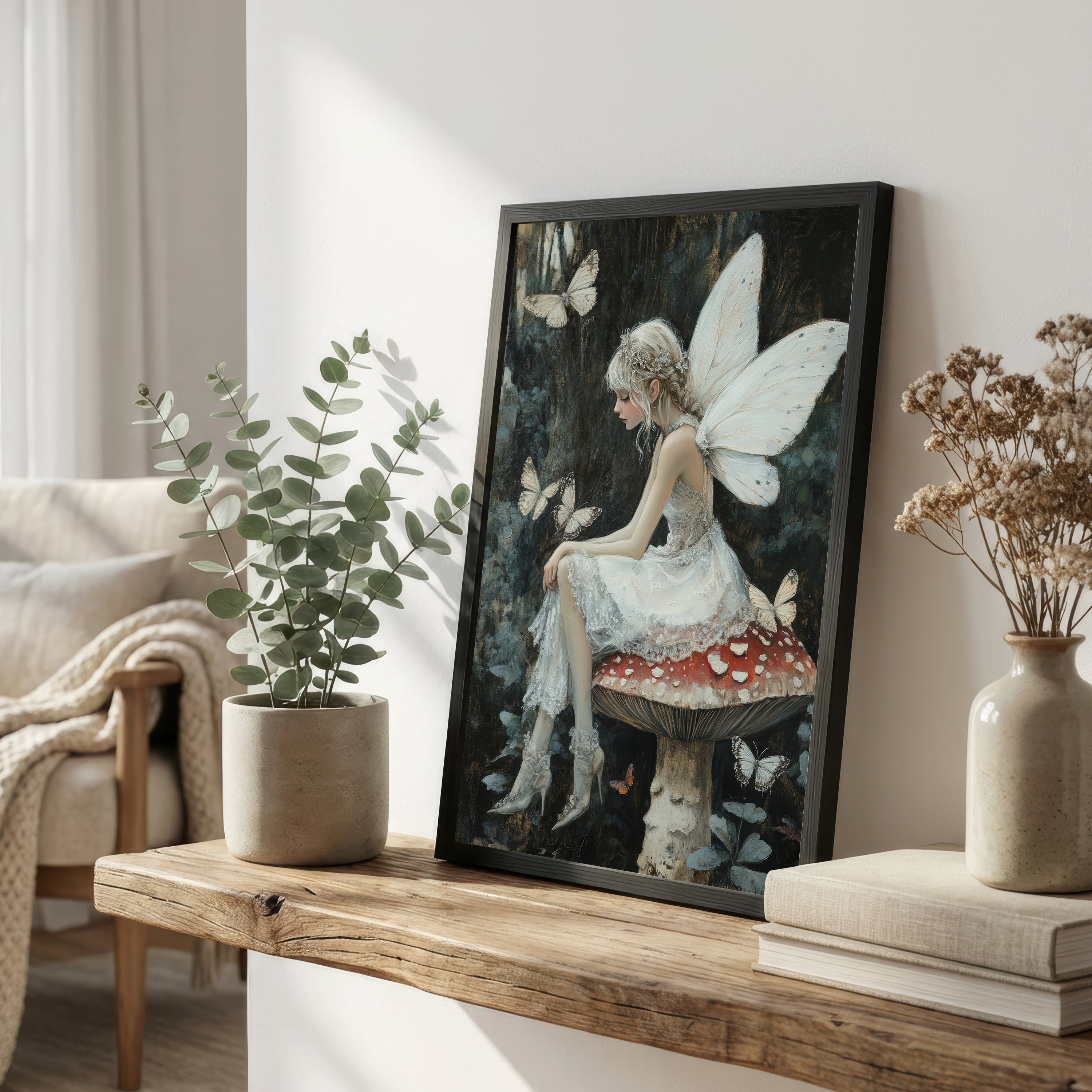 Fairy Mushroom Fantasy Art Print