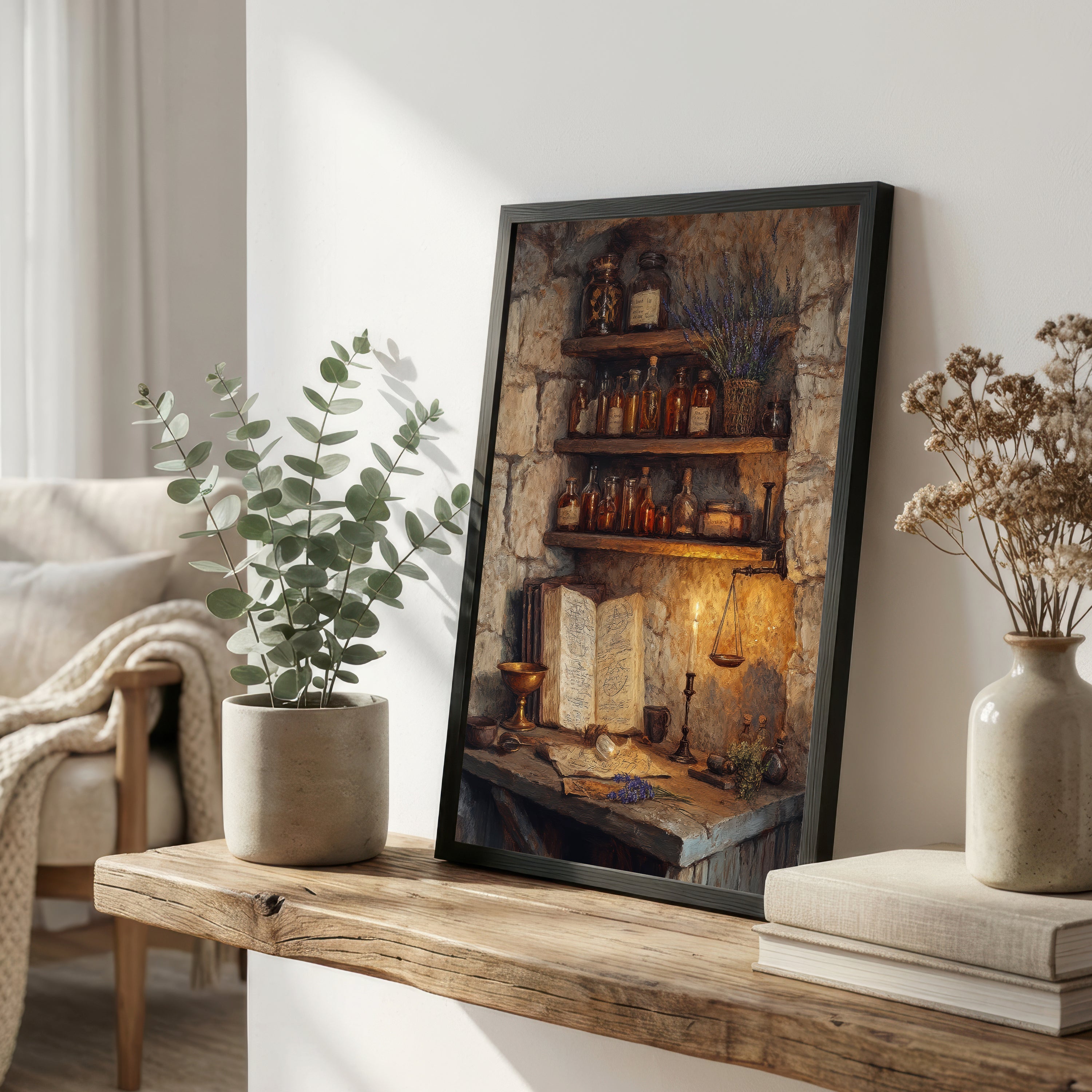 Alchemist Apothecary Still Life Art Print