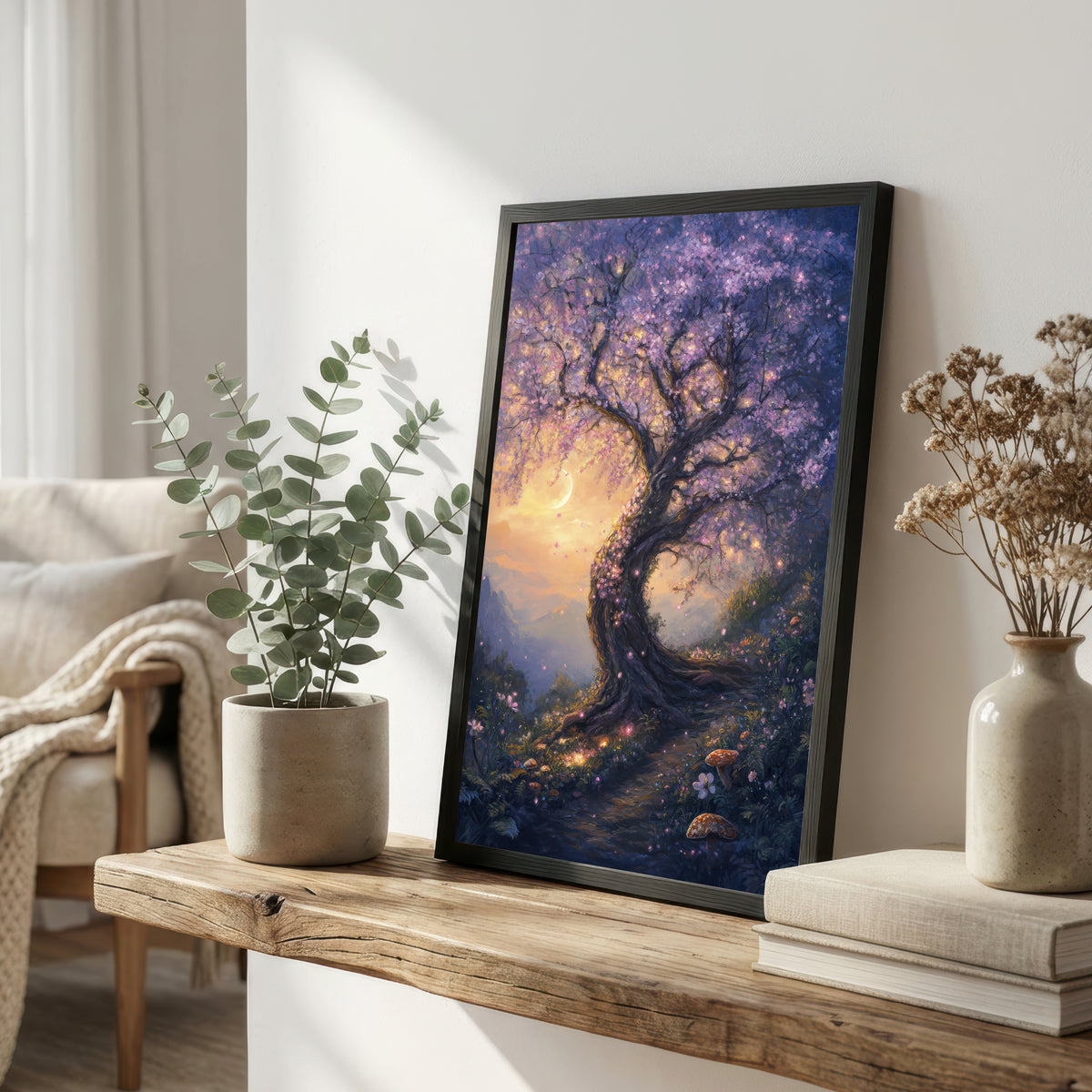 Enchanted Blossom Tree Art Print