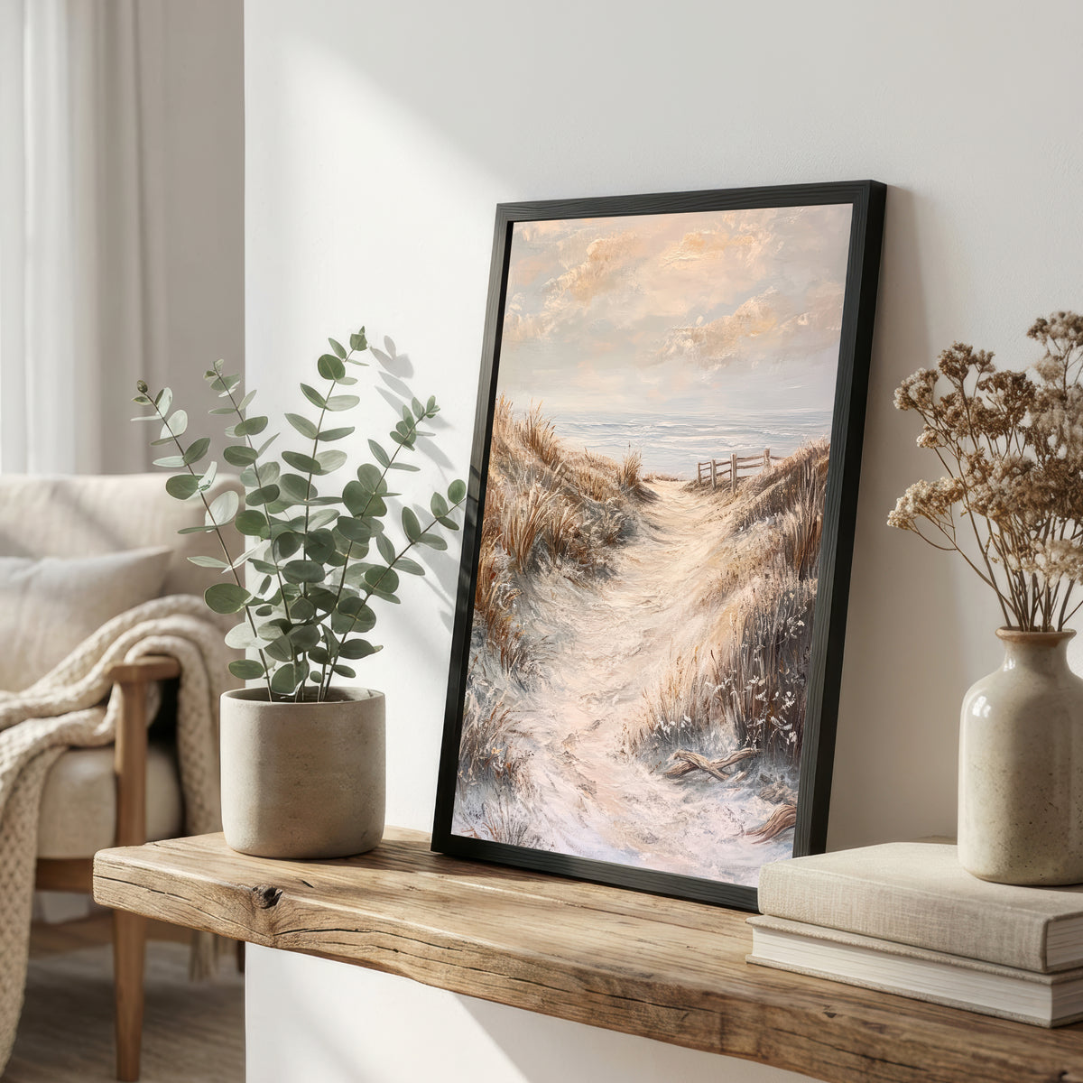 Coastal Dune Path Art Print