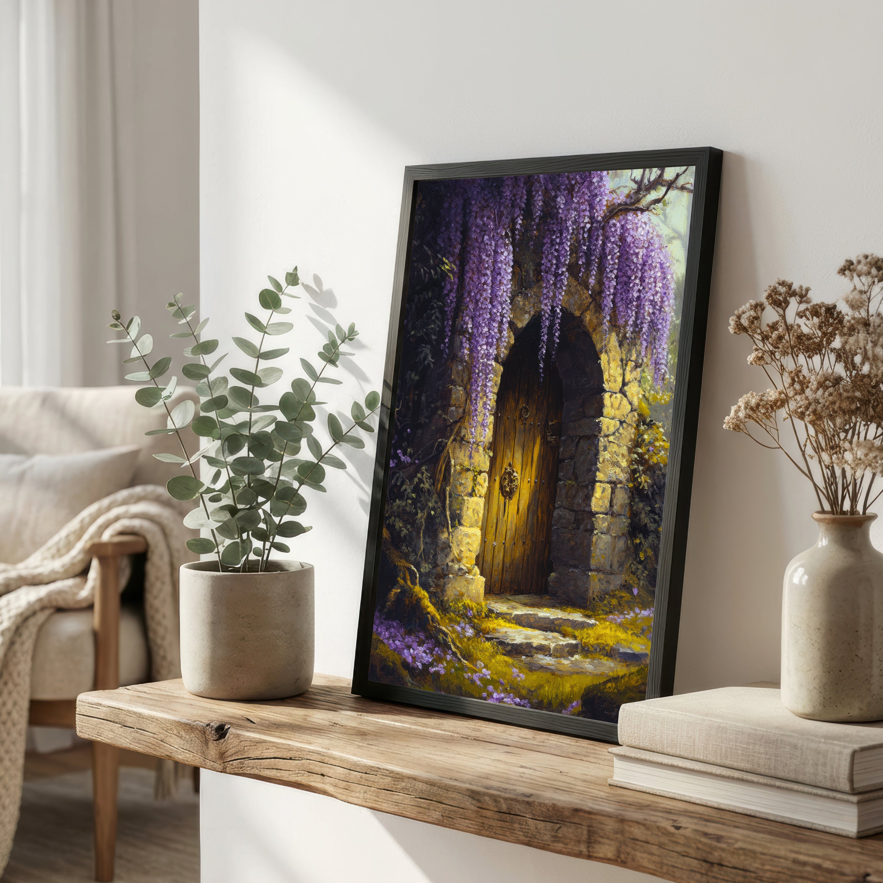 Enchanted Woodland Door Art Print