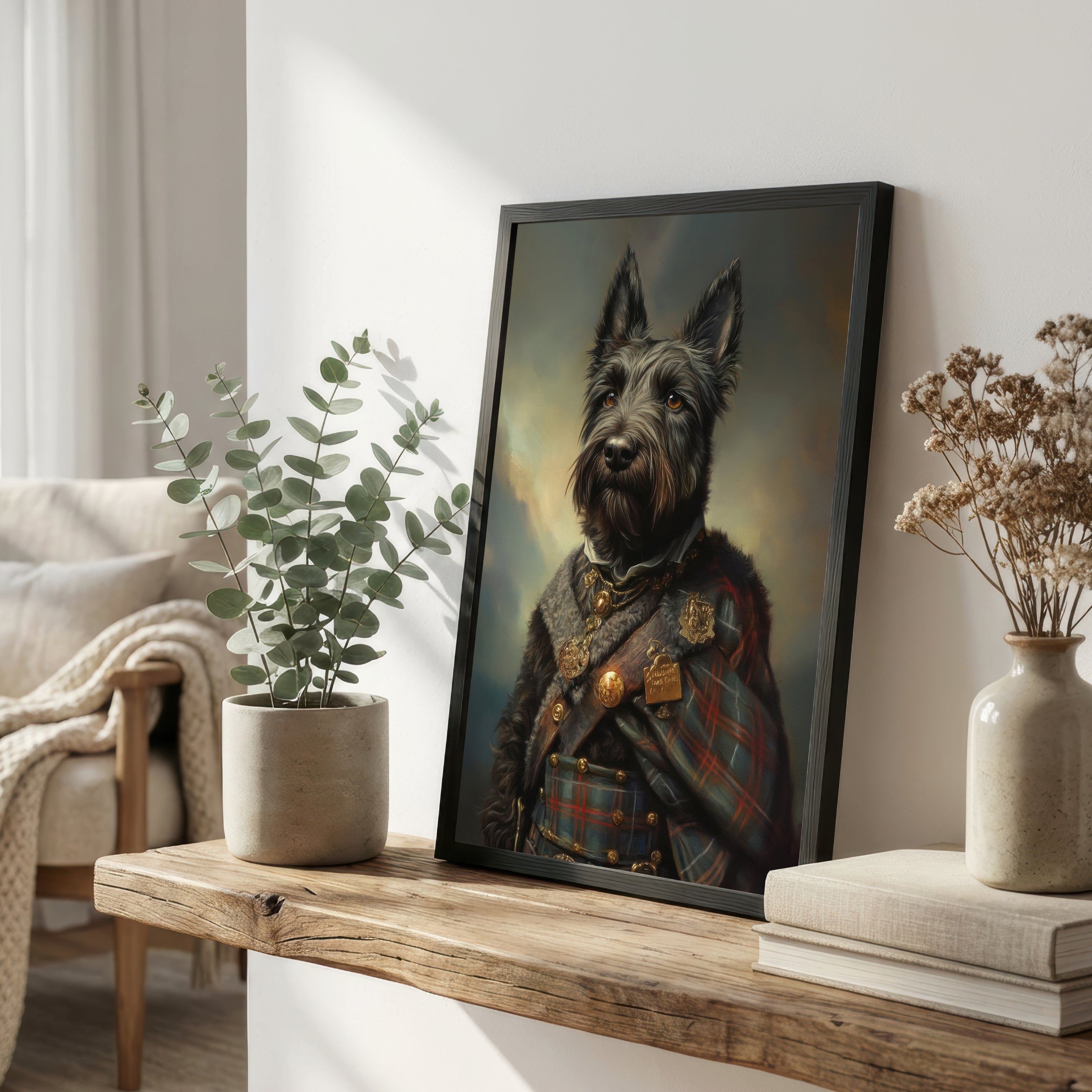 Regal Scottish Terrier Art Print