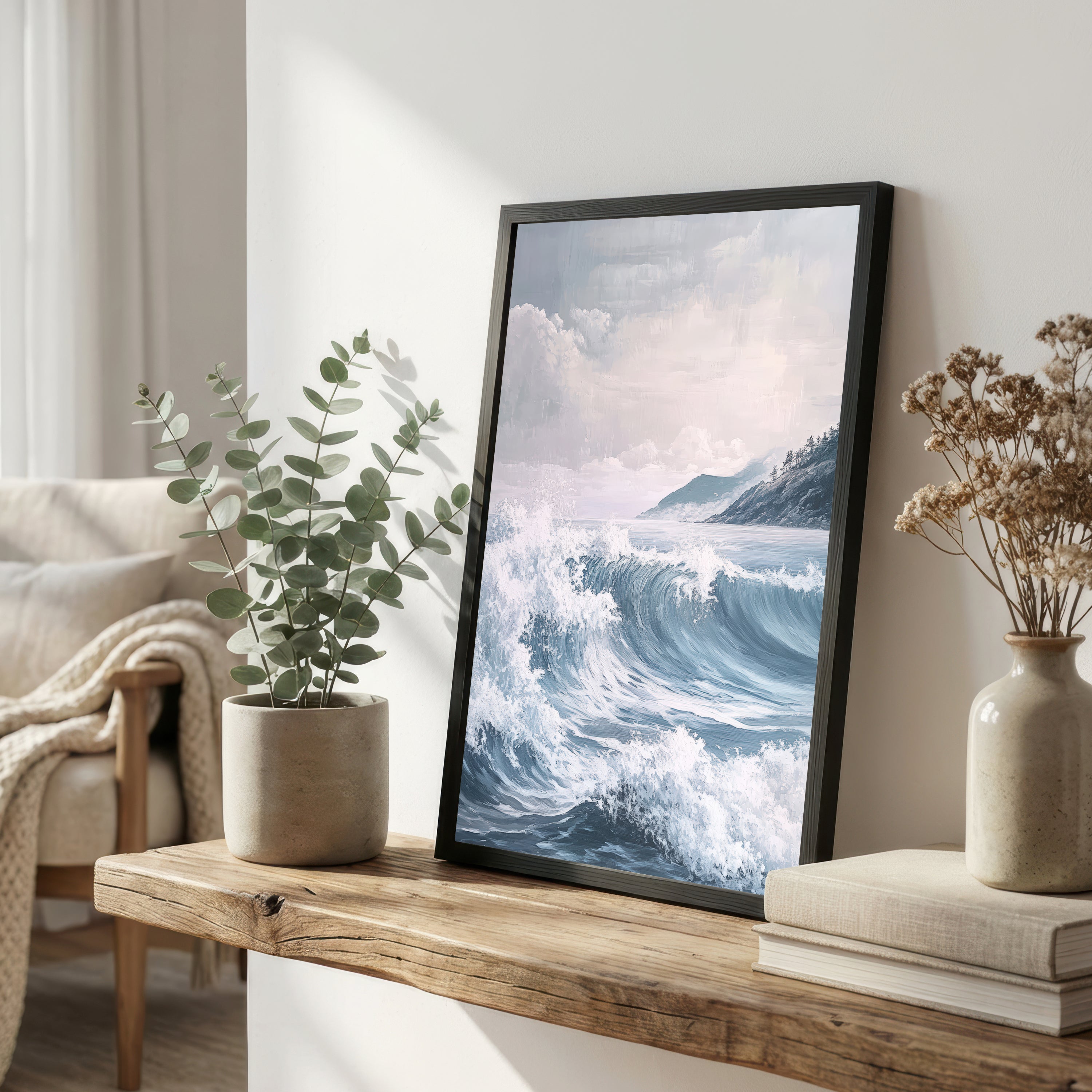 Stormy Ocean Wave Art Print