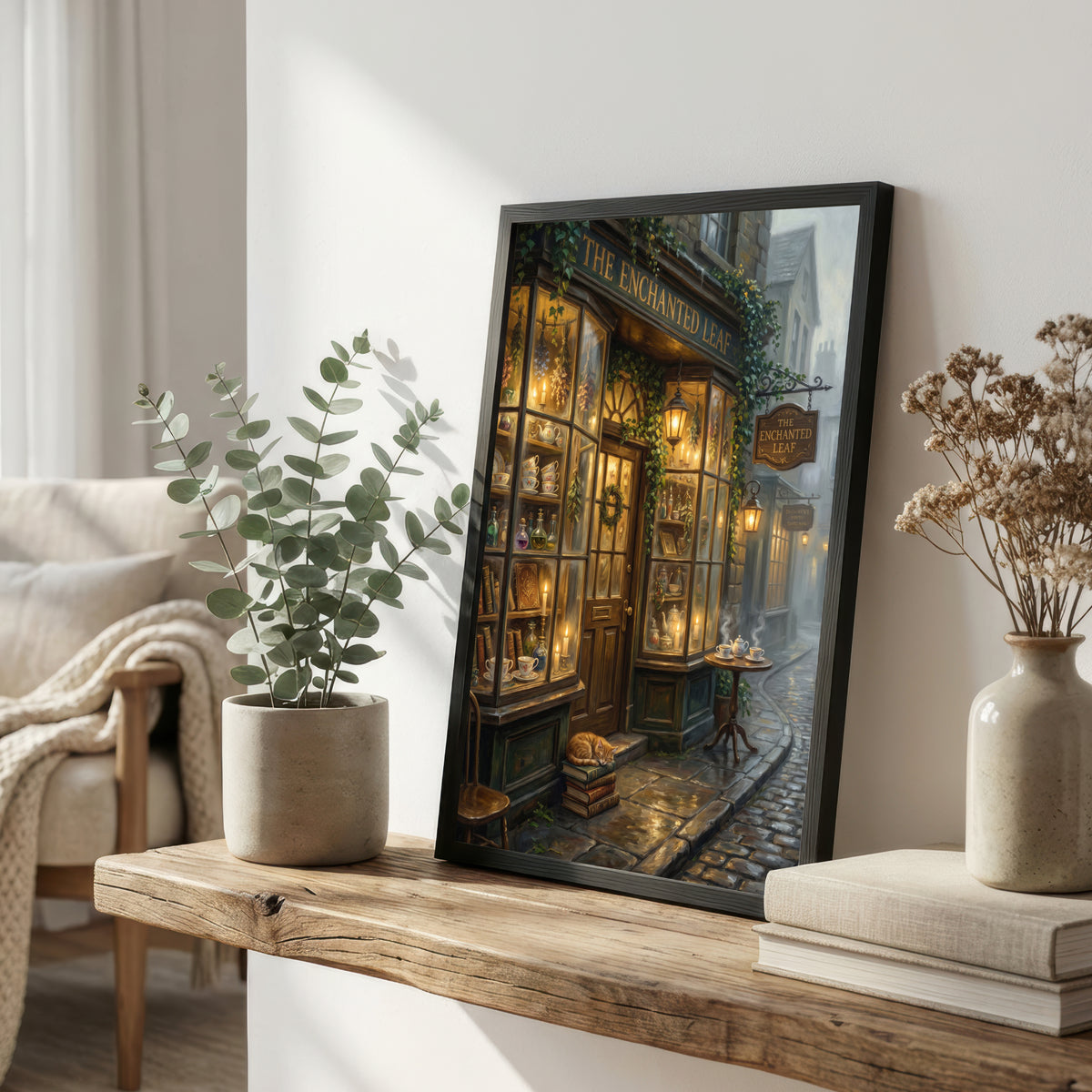 Enchanted Tea Shop Art Print