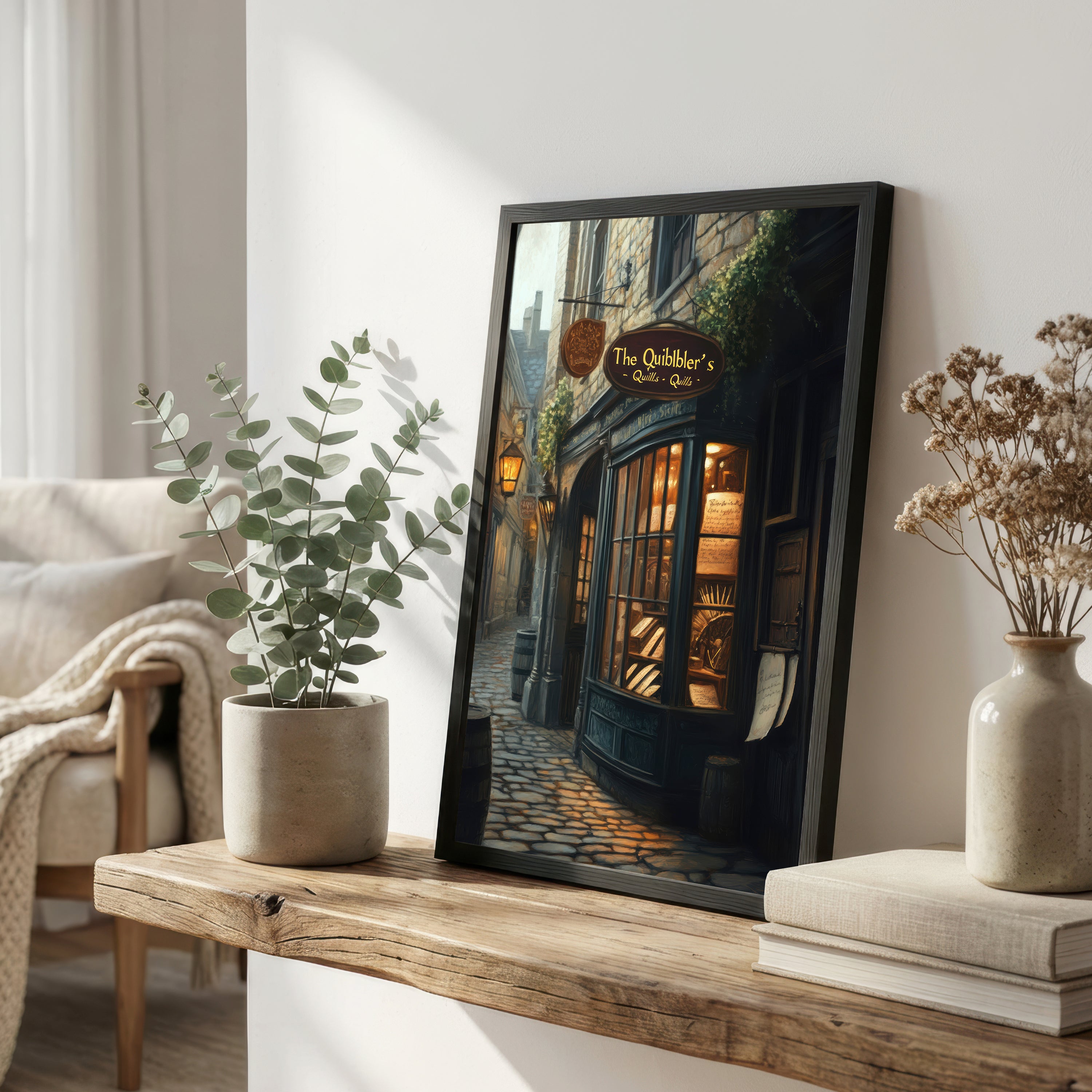 Magical Quill Shop Art Print