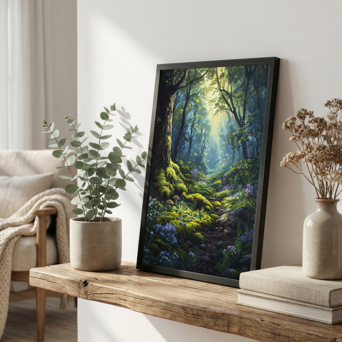 Enchanted Forest Path Art Print