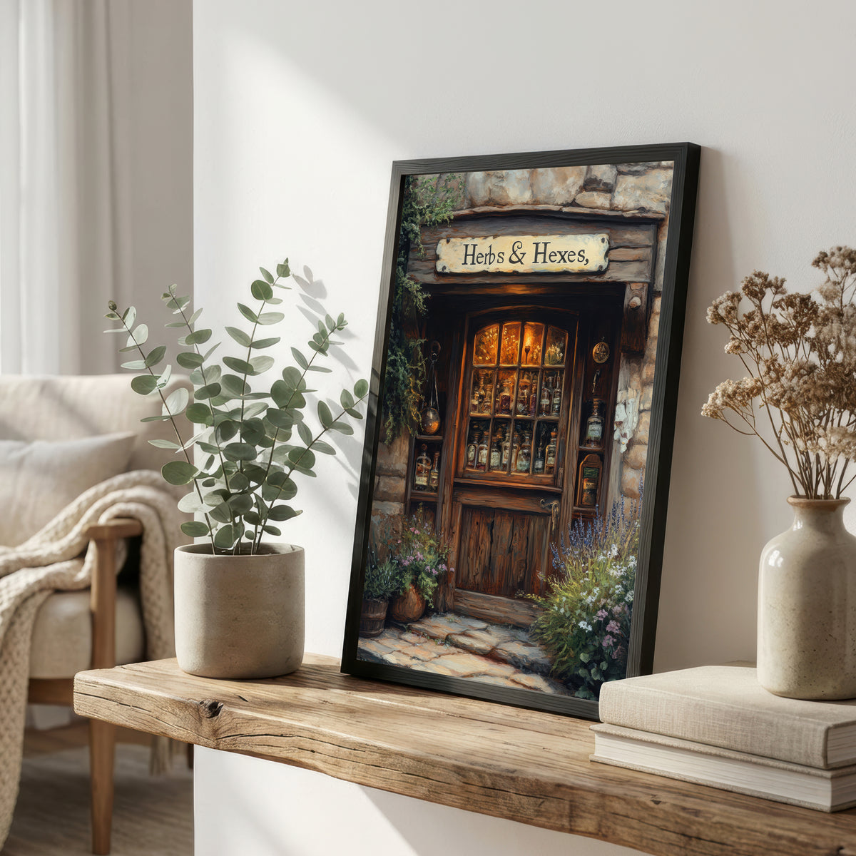 Herbs & Hexes Apothecary Art Print
