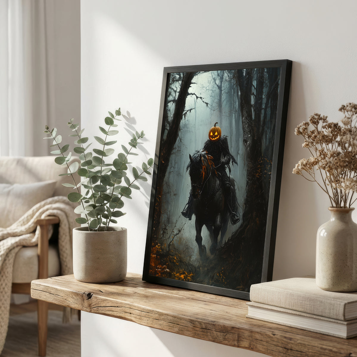 Headless Horseman Gothic Art Print