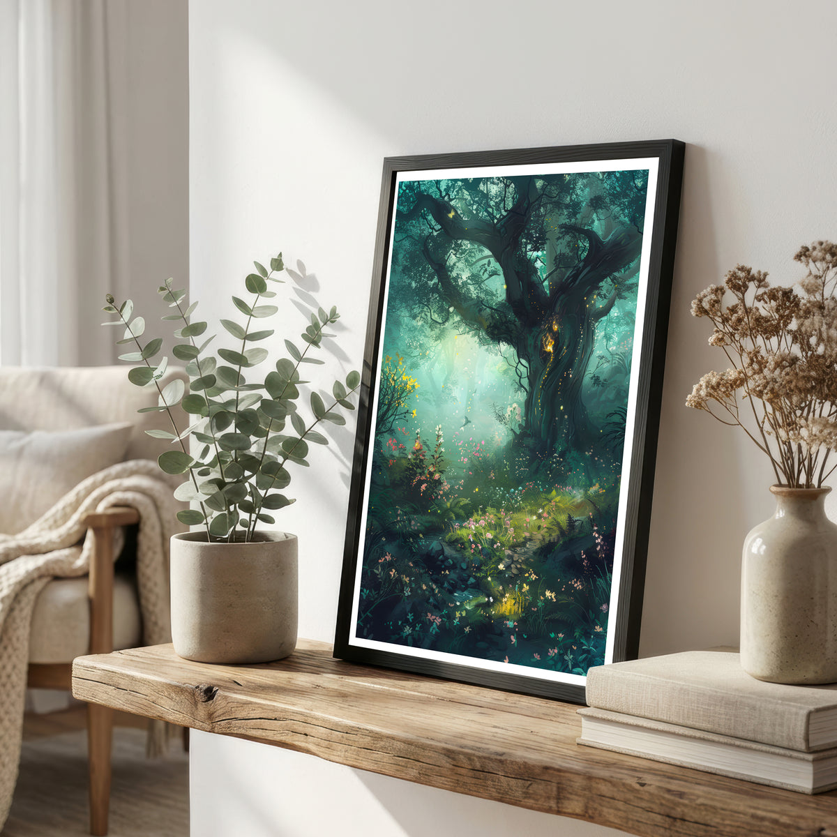 Enchanted Forest Tree Art Print