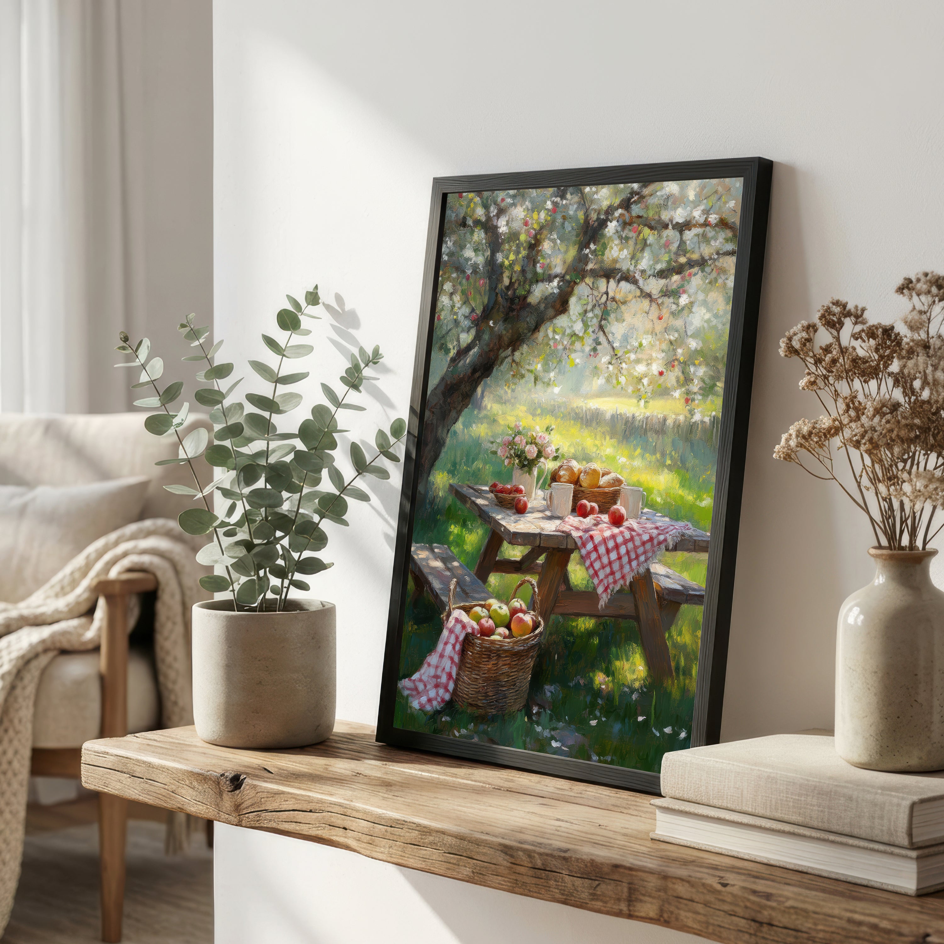 Garden Picnic Still Life Art Print