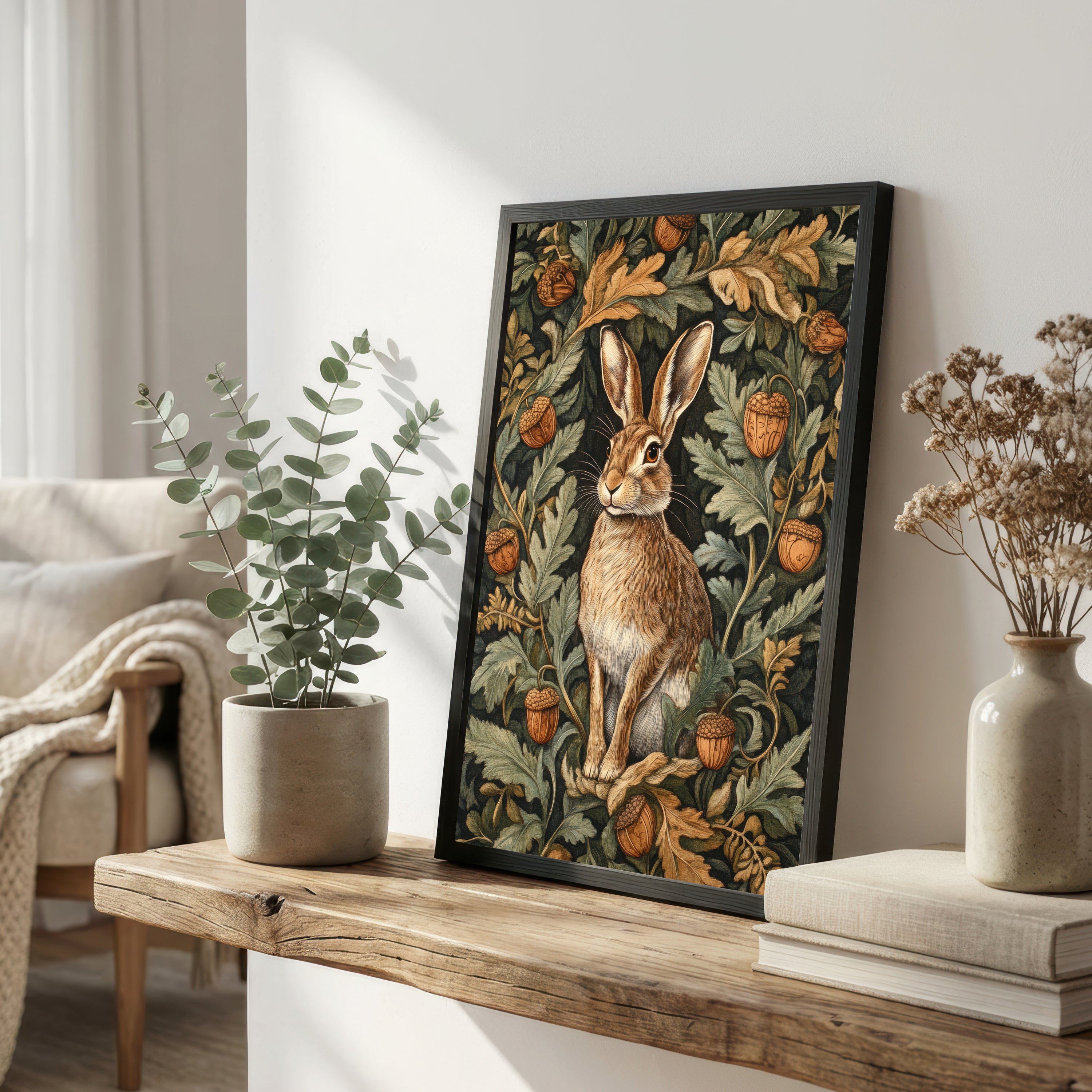 Woodland Hare Art Print