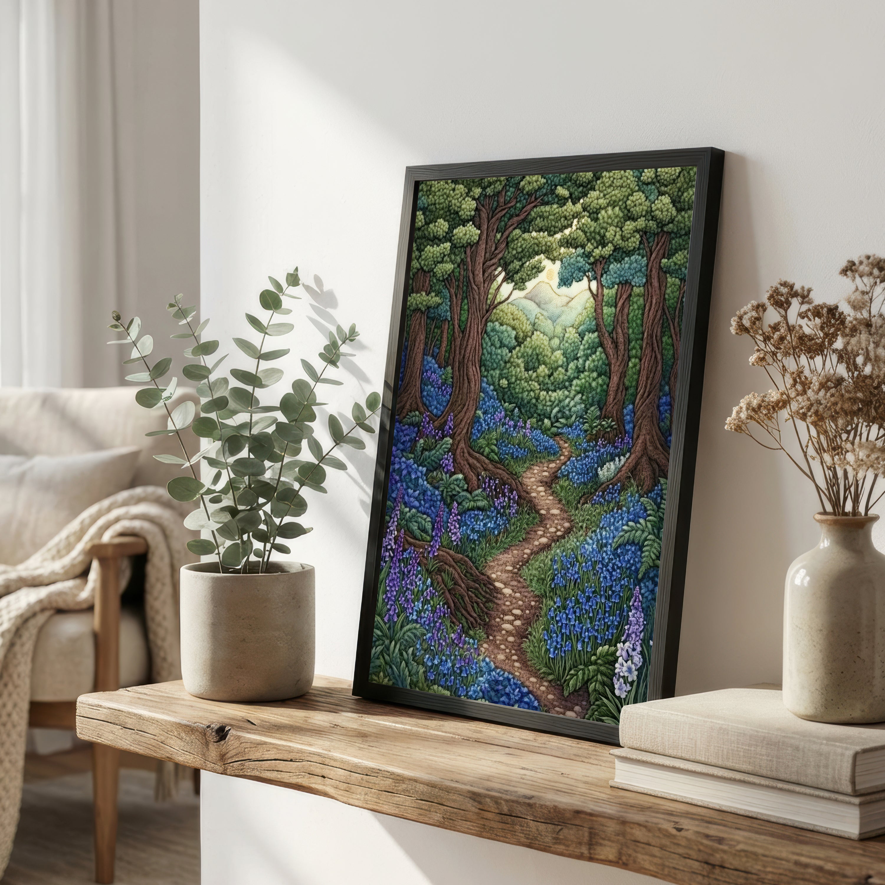 Enchanted Woodland Path Art Print