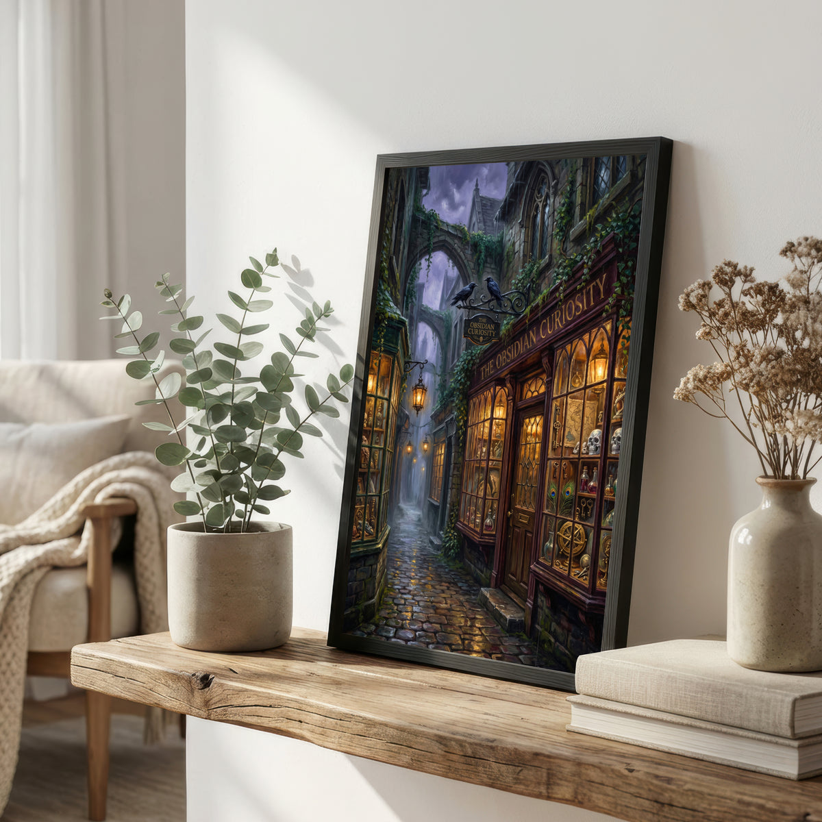 Gothic Curiosity Shop Art Print